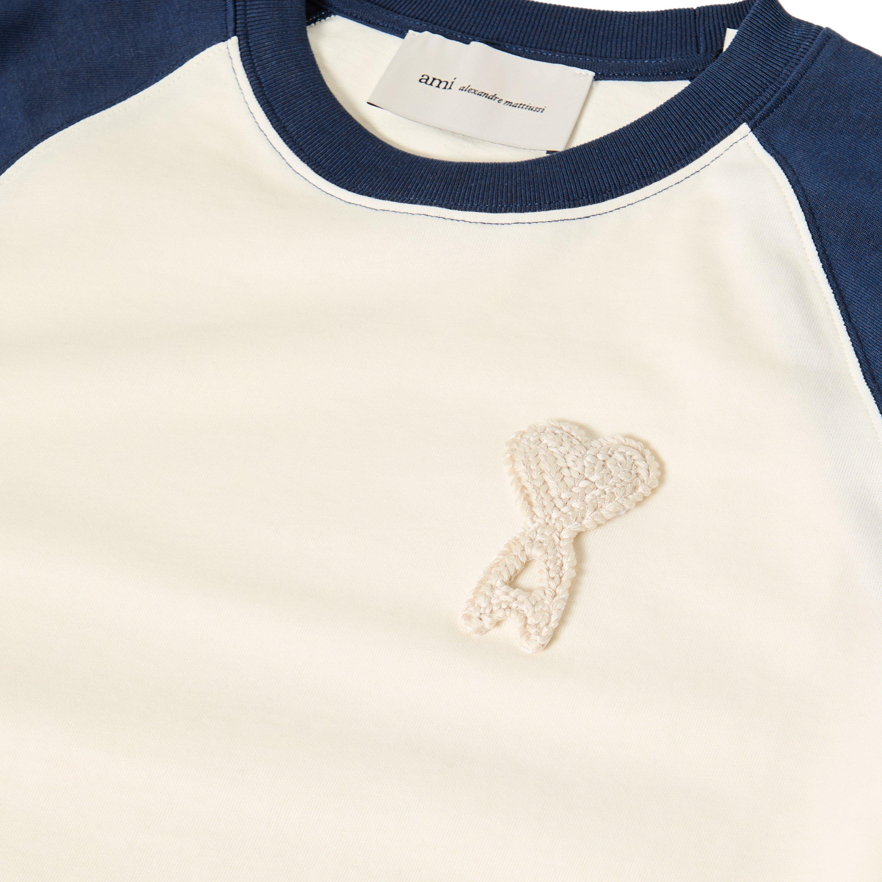 White - Ami Paris - Women's Varsity Oversized T-Shirt - 5