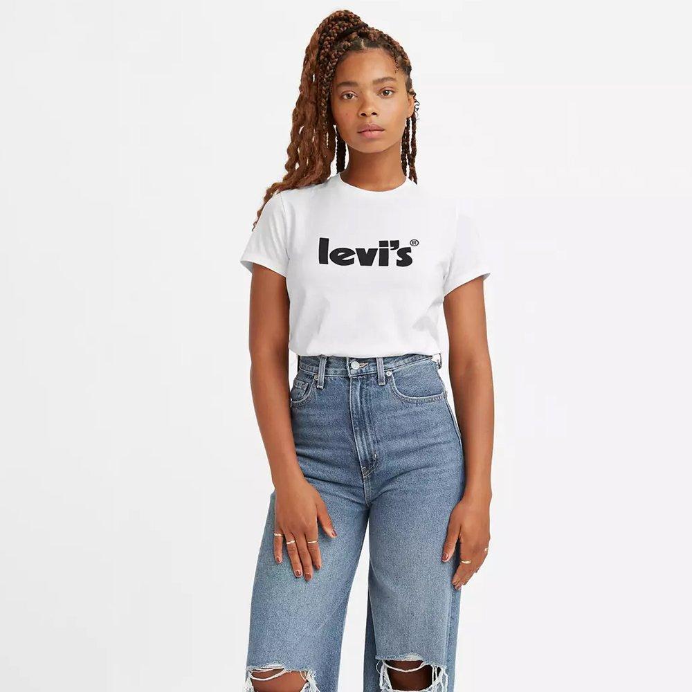 White - Levis - Poster Logo T Shirt - 3