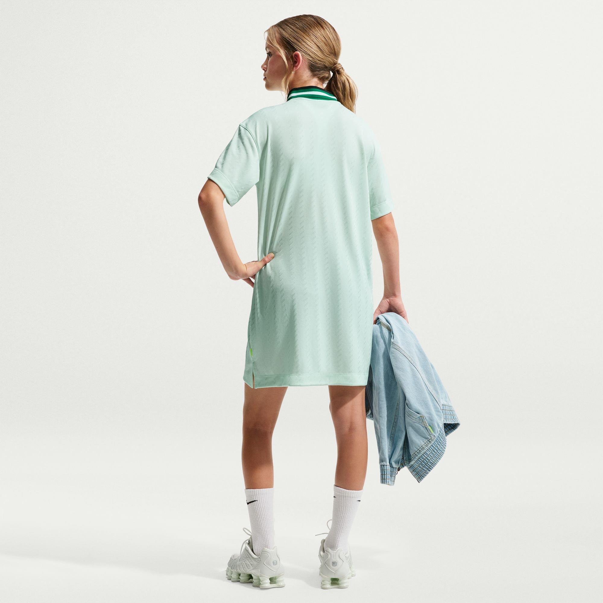 Green/Malchite - Nike - Kids' Jersey T-Shirt Dress - 5