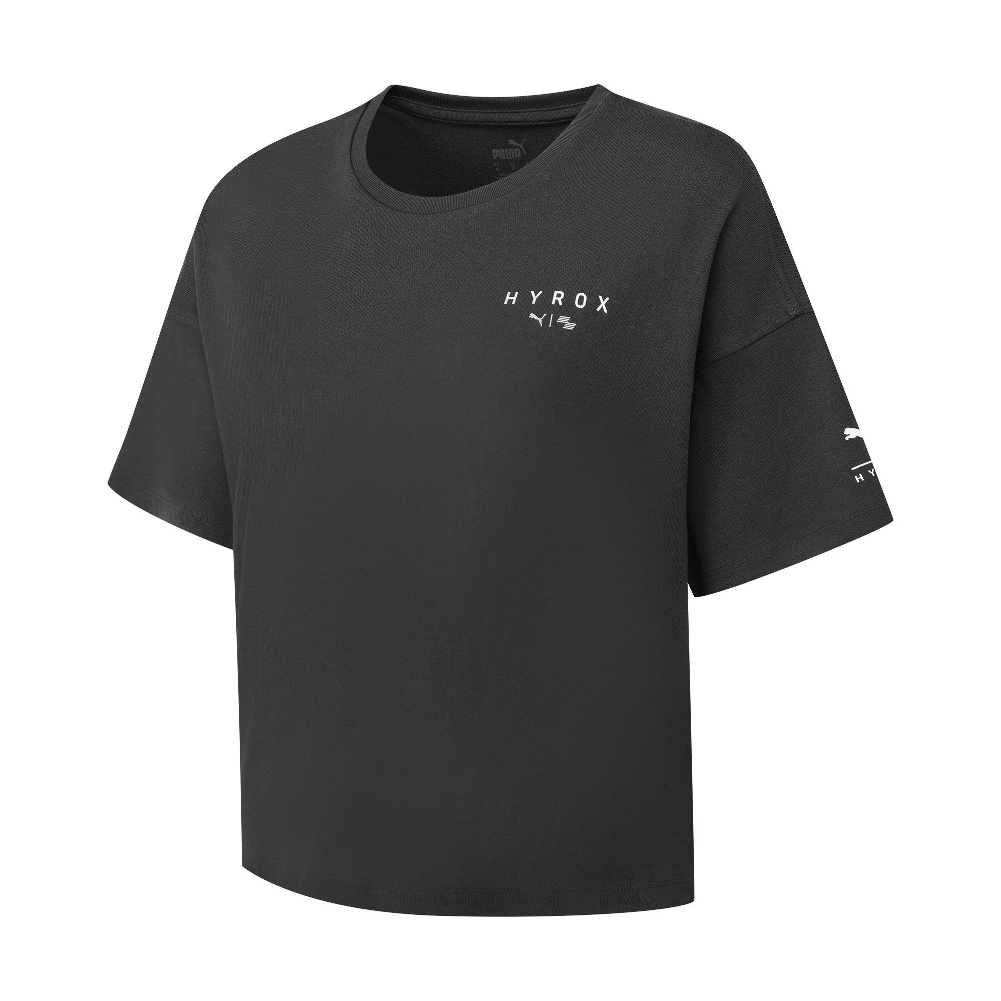 Puma Black - Puma - x HYROX World Cropped T-shirt Adults - 5