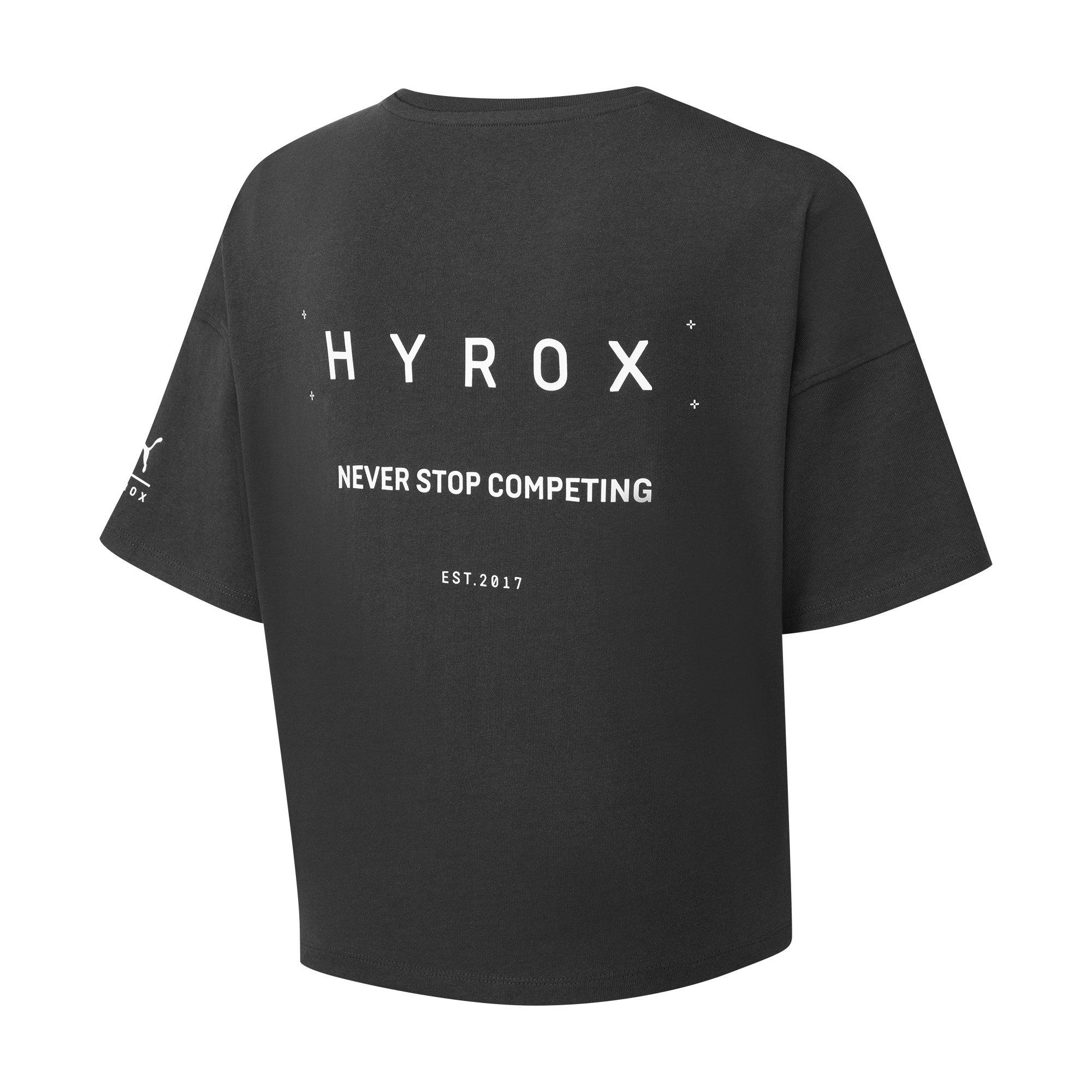 Puma Black - Puma - x HYROX World Cropped T-shirt Adults - 6