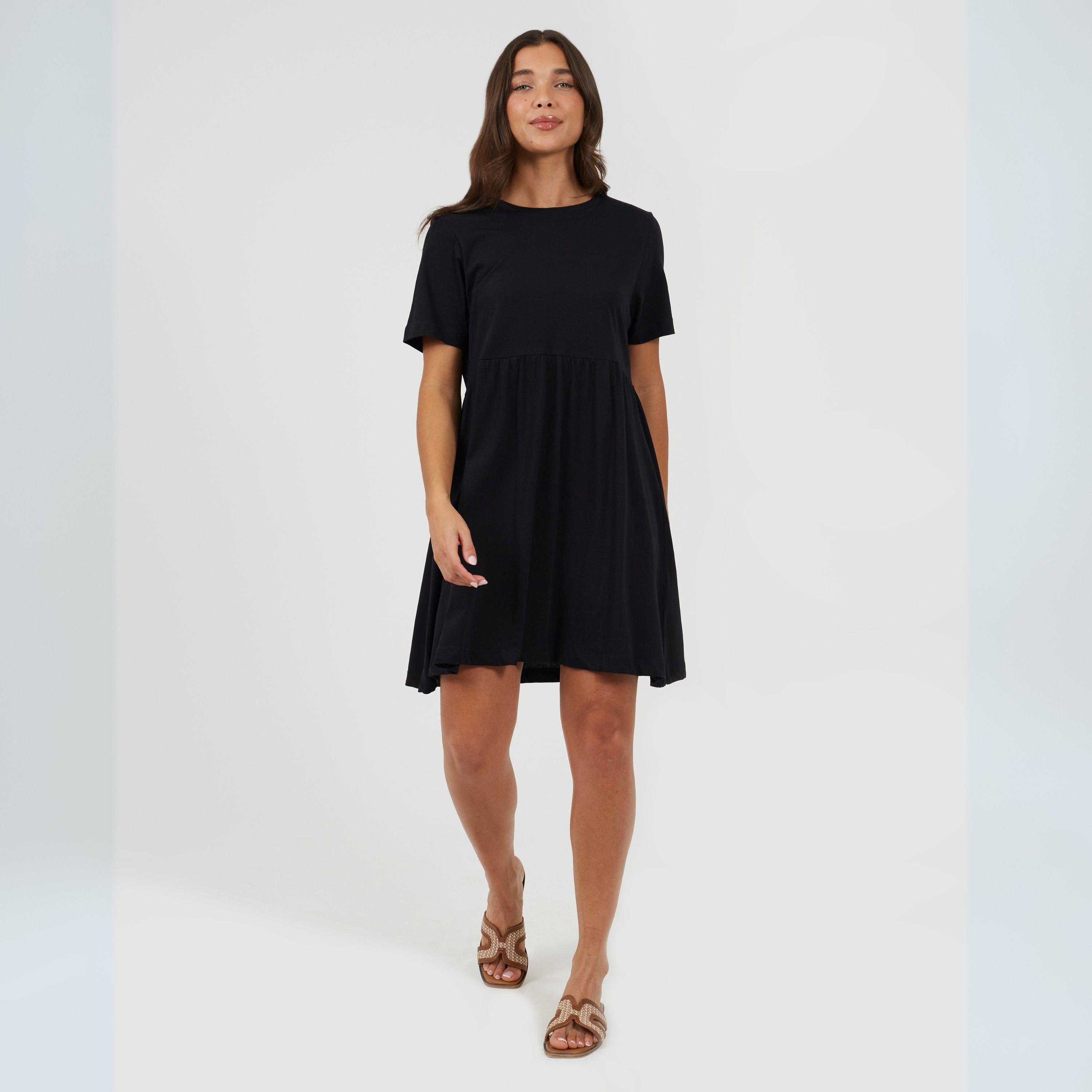 Schwarz - Brave Soul - Smock Dress Ld99 - 4