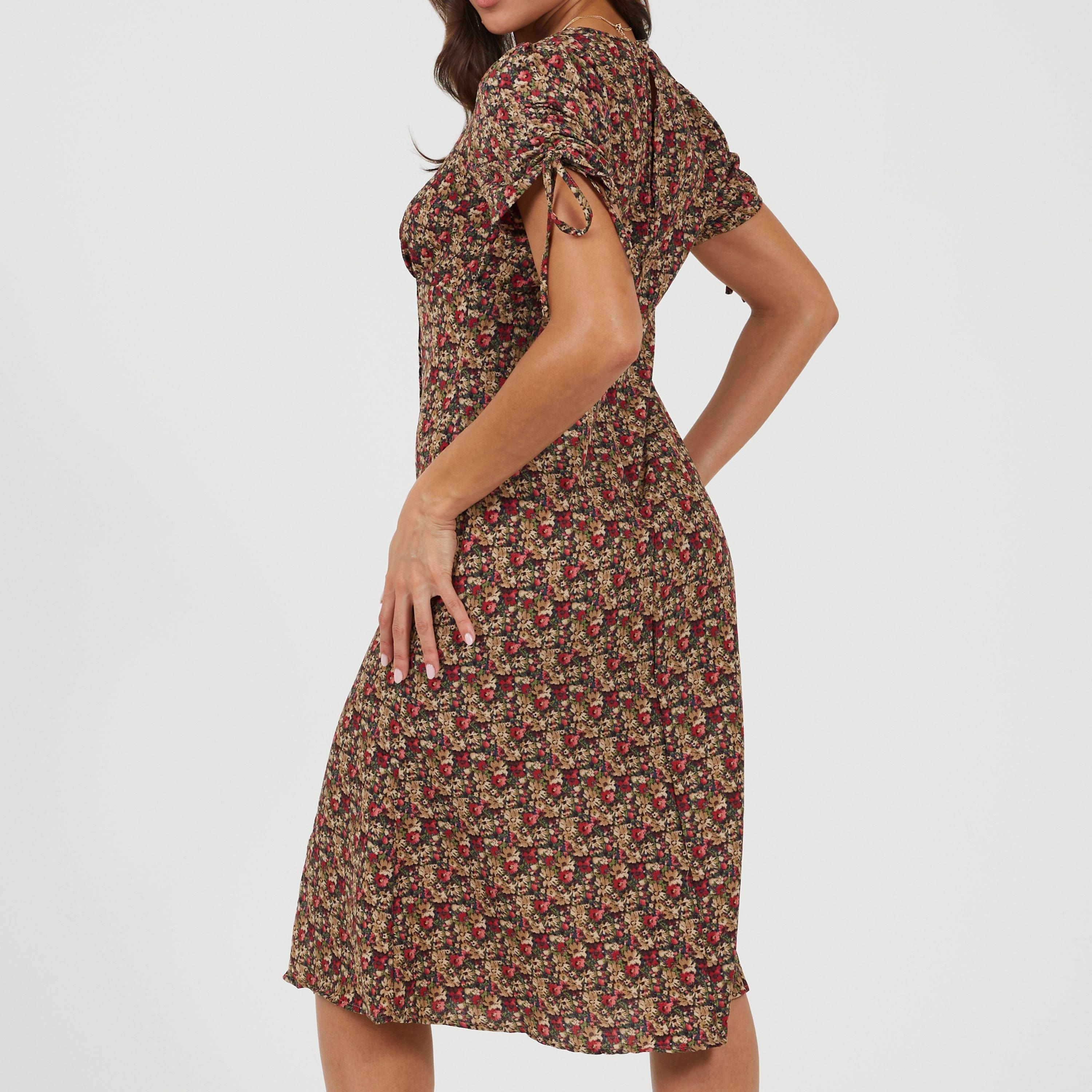 Grün/Multi - Brave Soul - Wrap Dress Ld99 - 2