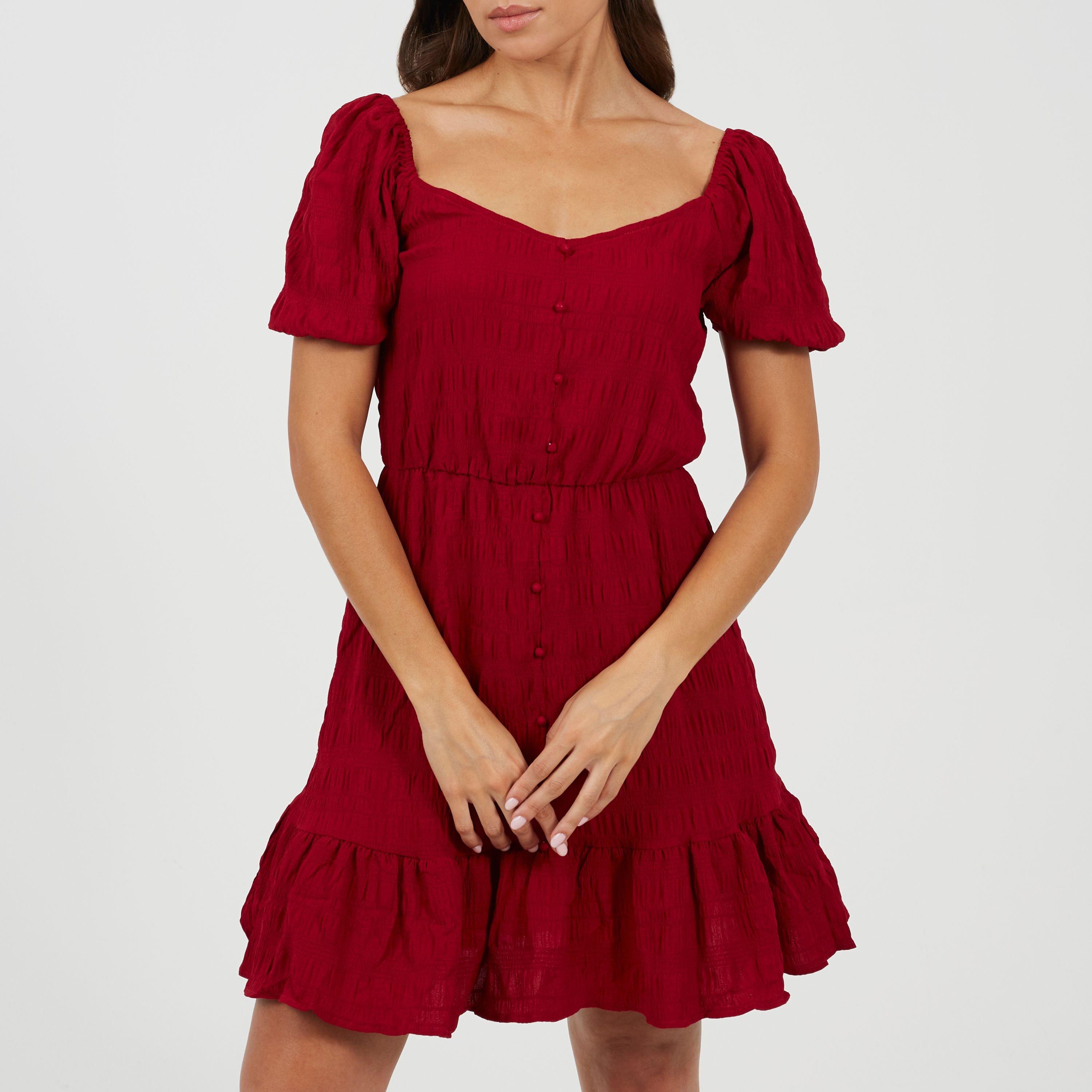Red - Brave Soul - Women's Mini Dress - 1