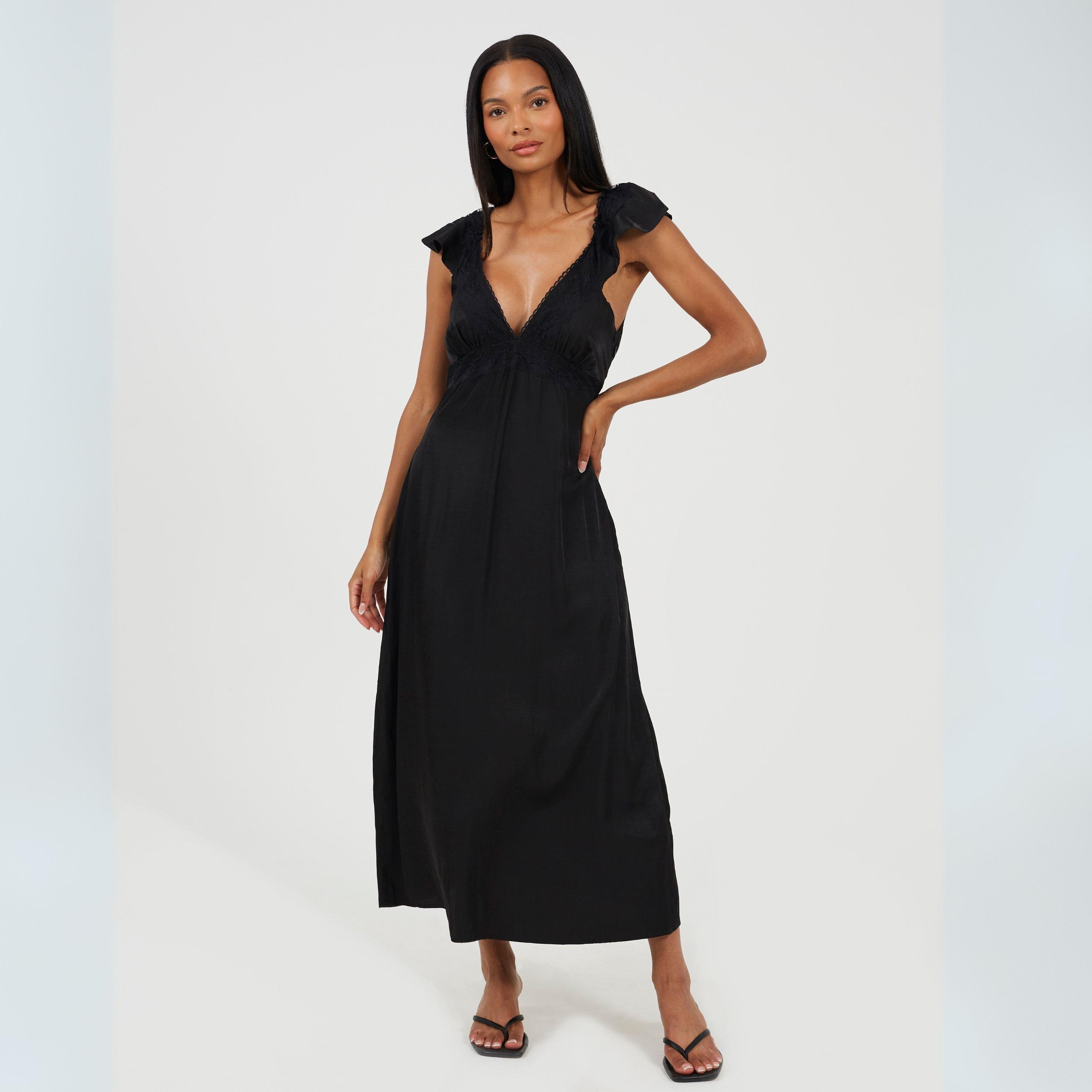 Preto - Brave Soul - V-Neck Dress Ld99 - 4