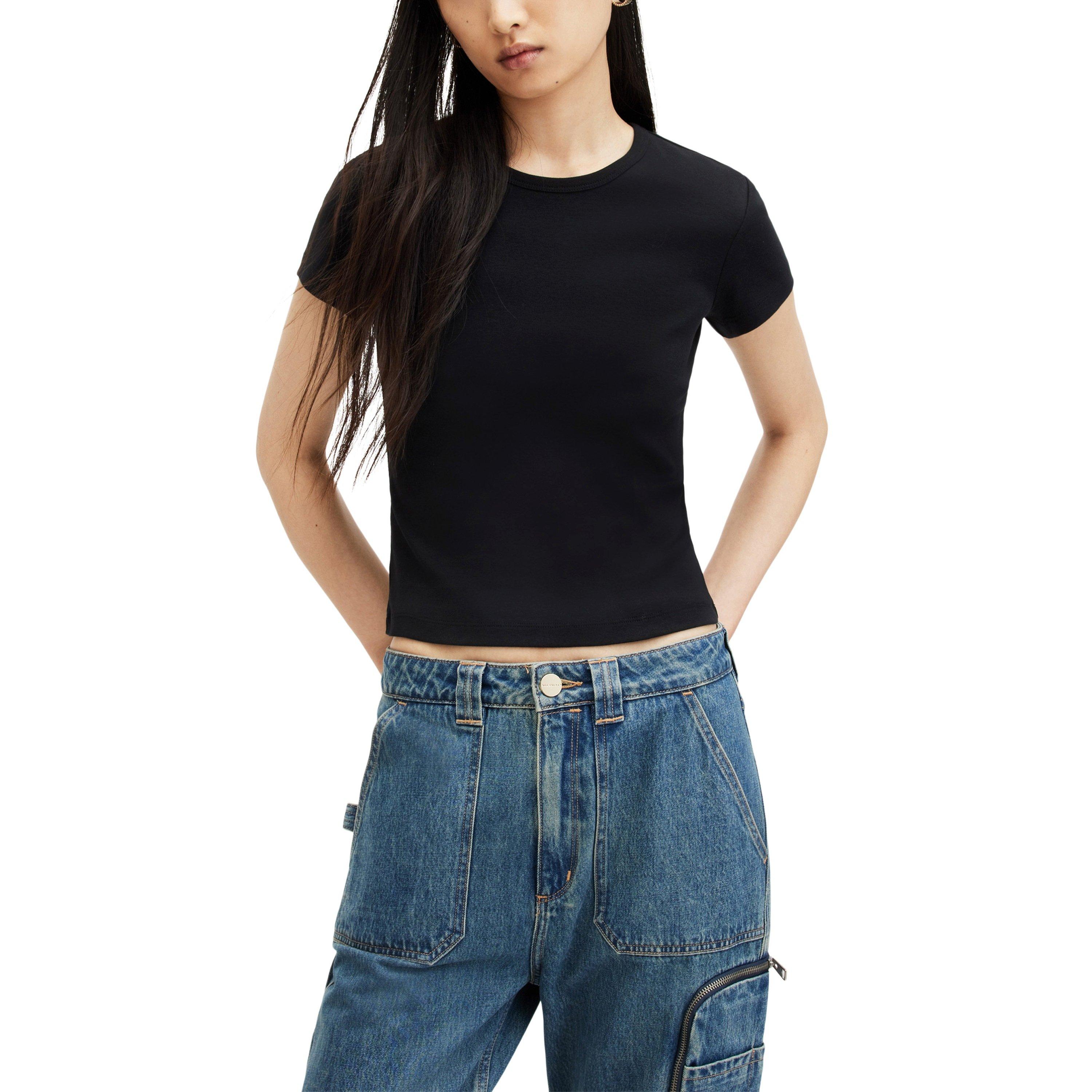 Black - AllSaints - Women's All Stevie Slim Fit T-Shirt - 2