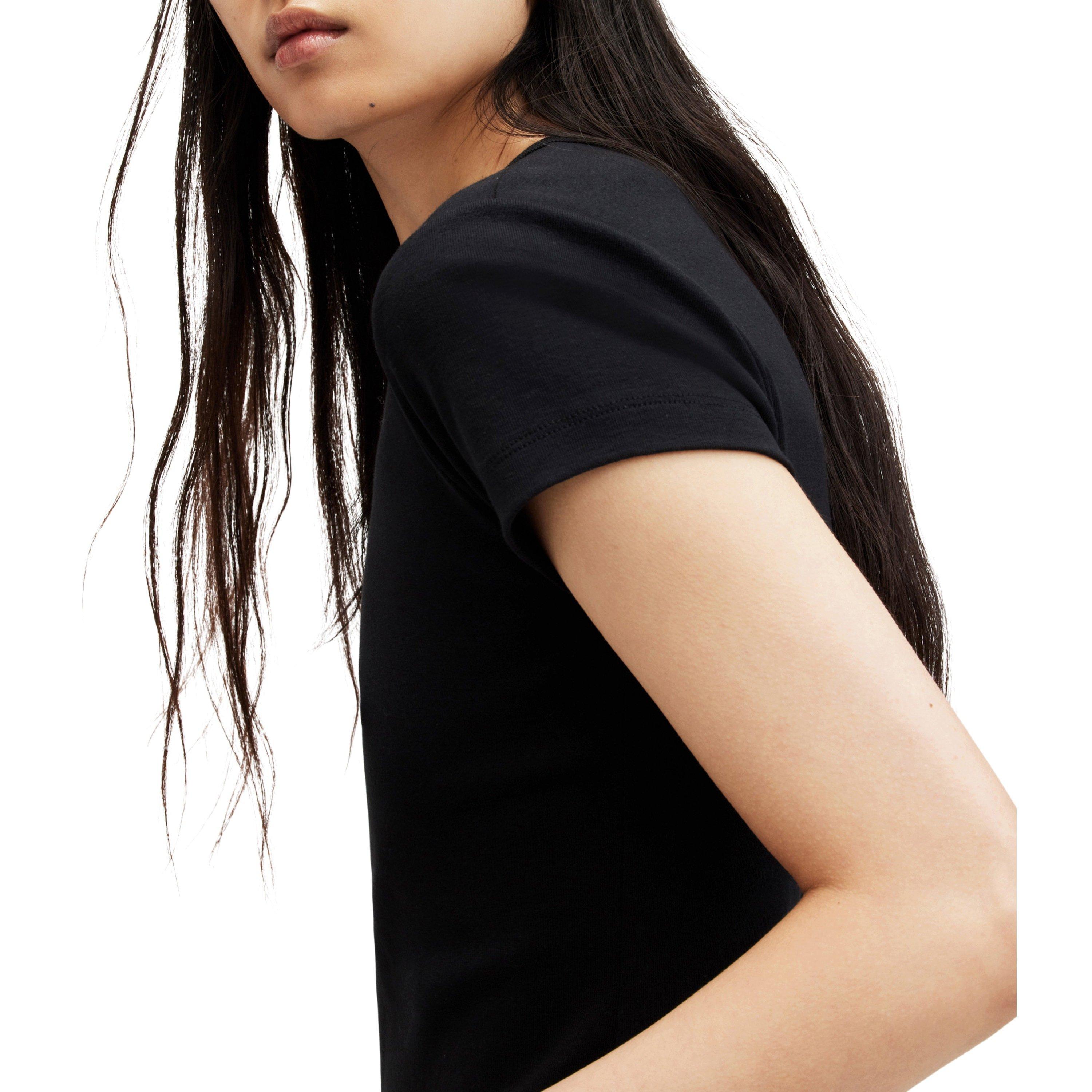 Black - AllSaints - Women's All Stevie Slim Fit T-Shirt - 3