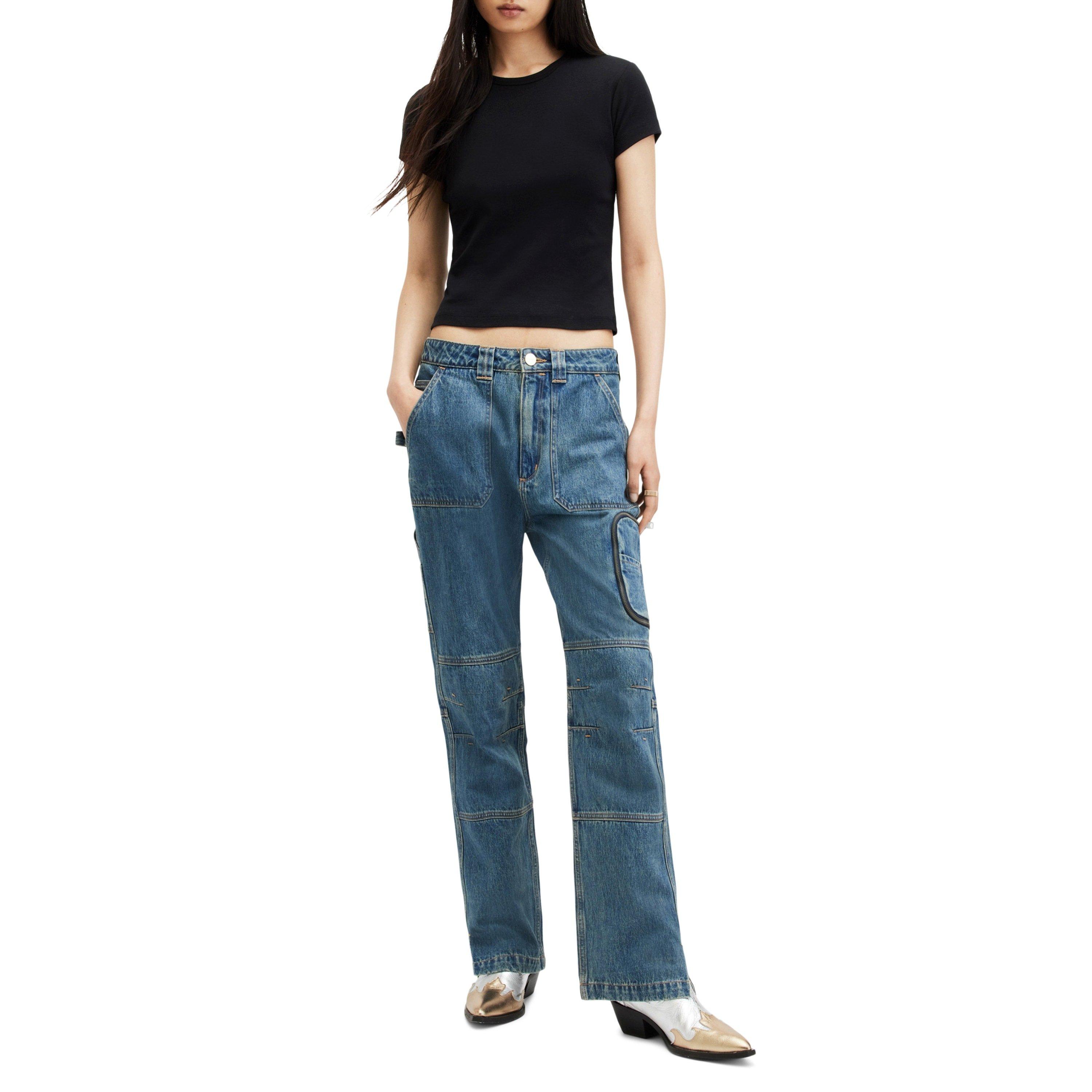 Black - AllSaints - Women's All Stevie Slim Fit T-Shirt - 4