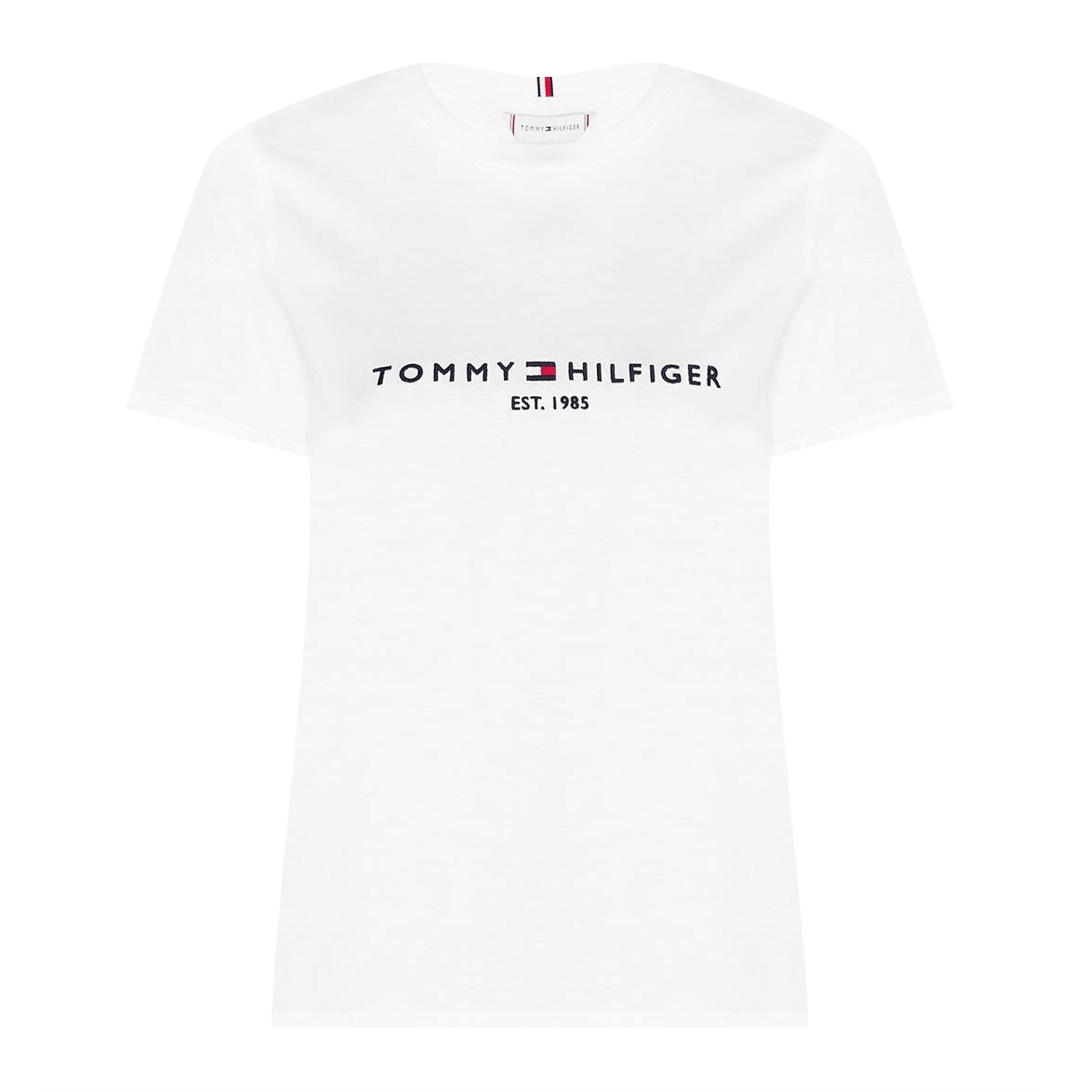 WHITE YBR - Tommy Hilfiger - Essential T Shirt - 7
