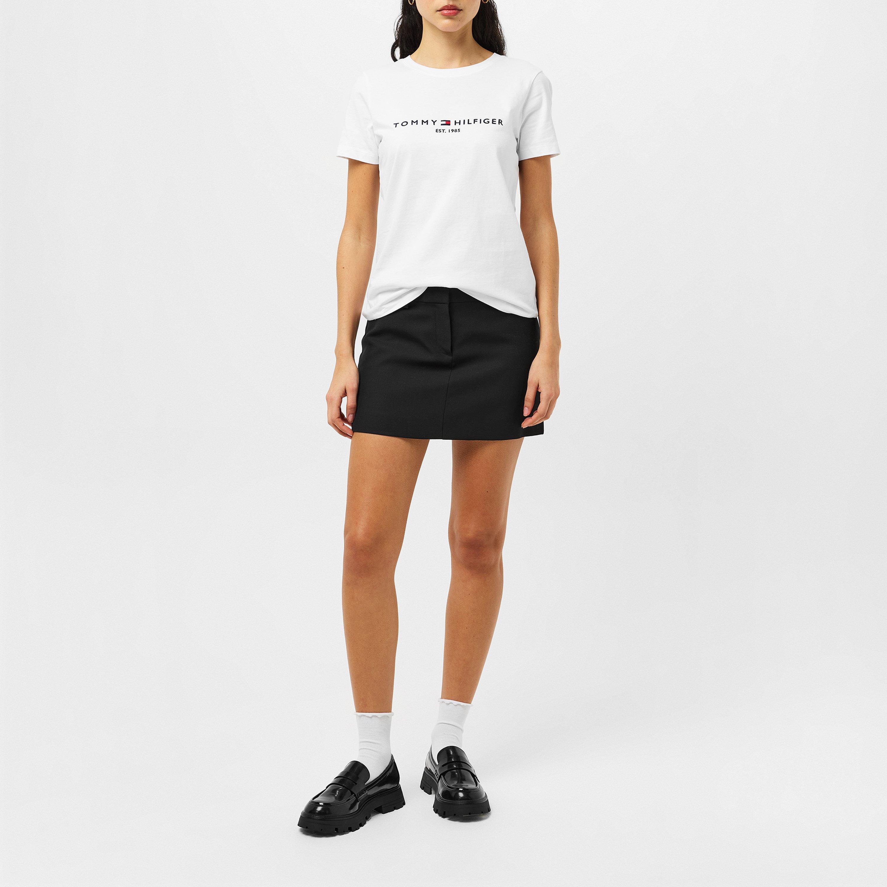 WHITE YBR - Tommy Hilfiger - Essential T Shirt - 6