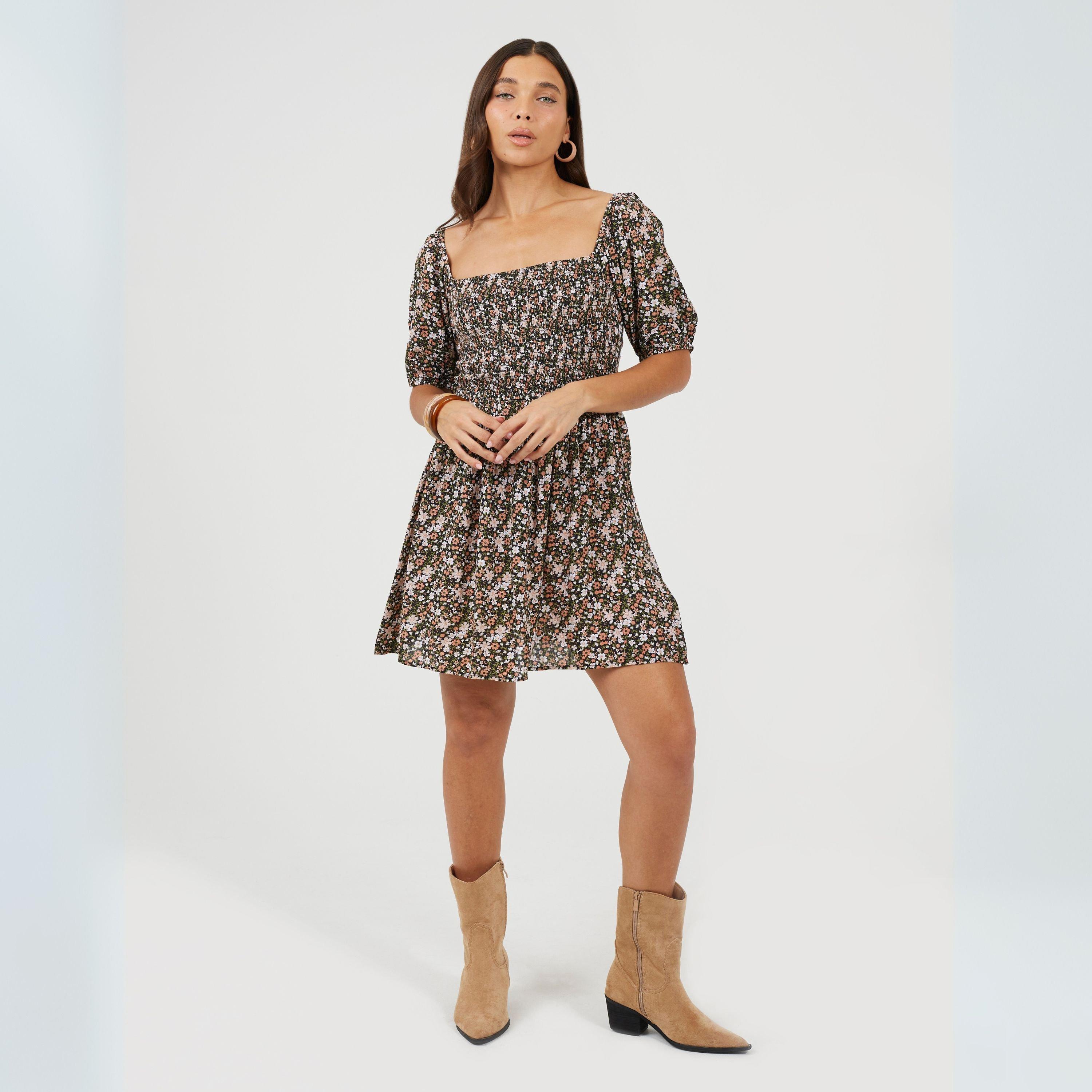 Pink Floral - Brave Soul - Puff Slv Drs Ld99 - 4