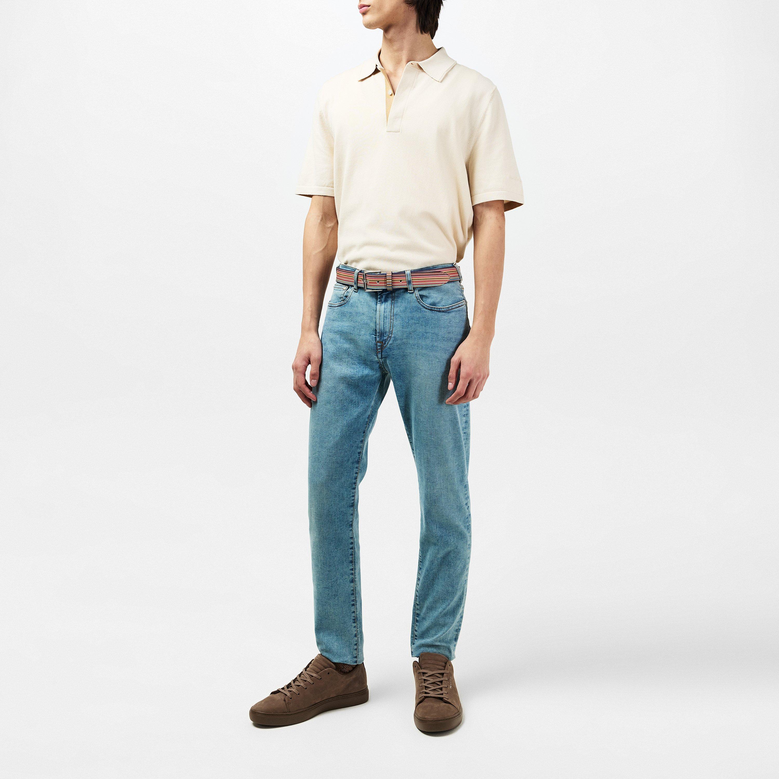 Light Blue LT - PS Paul Smith - Paul Smith Reflex Slim Jeans Mens - 5