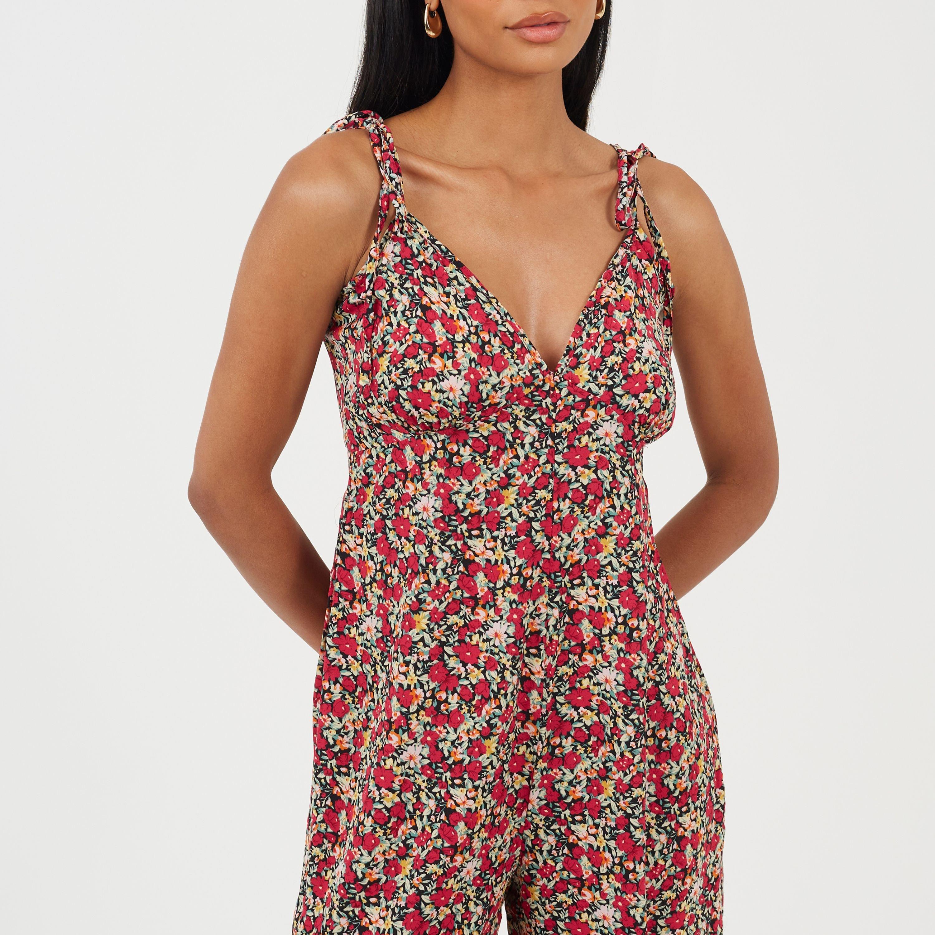 Black Floral - Brave Soul - Vst Jumpsuit Ld99 - 3