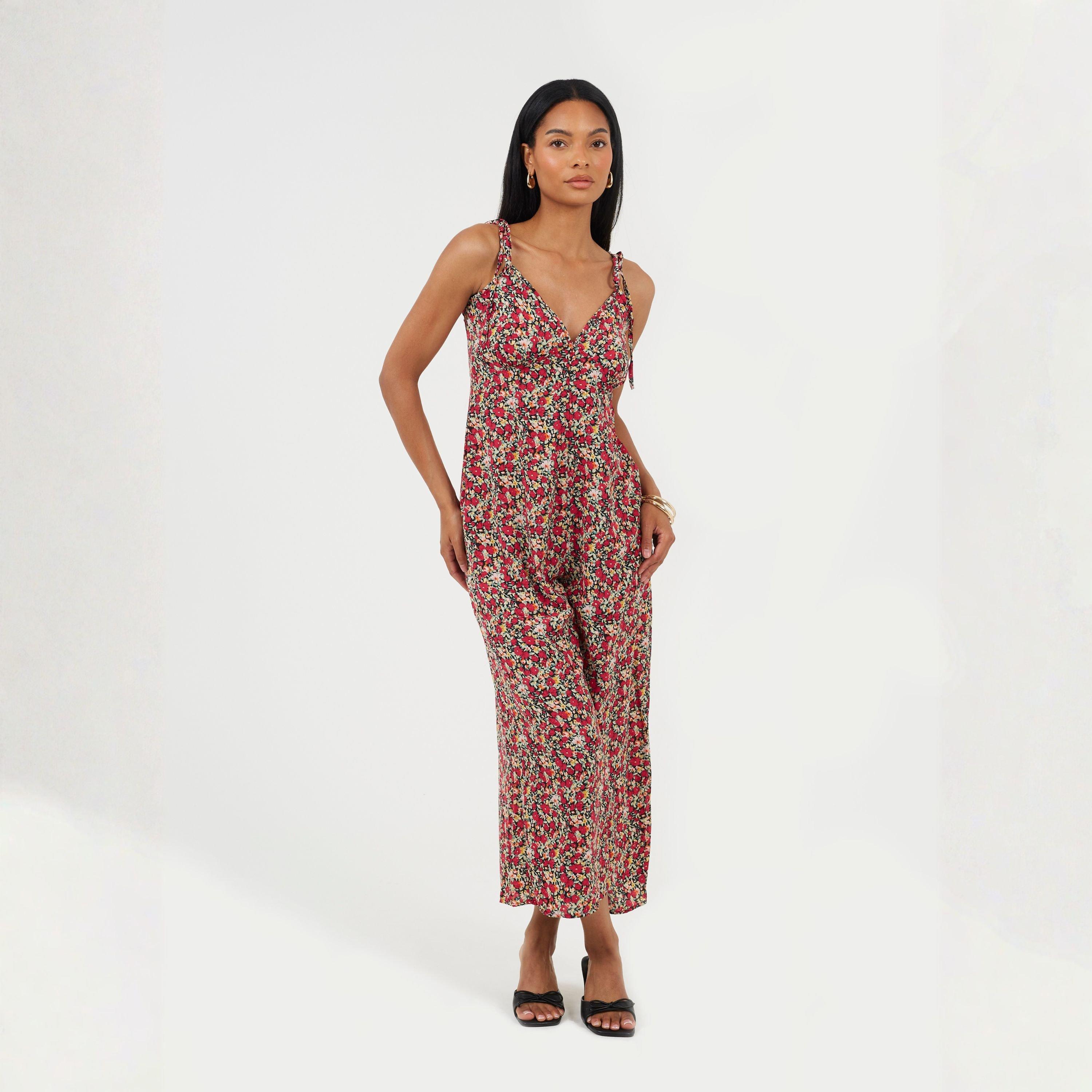 Black Floral - Brave Soul - Vst Jumpsuit Ld99 - 4