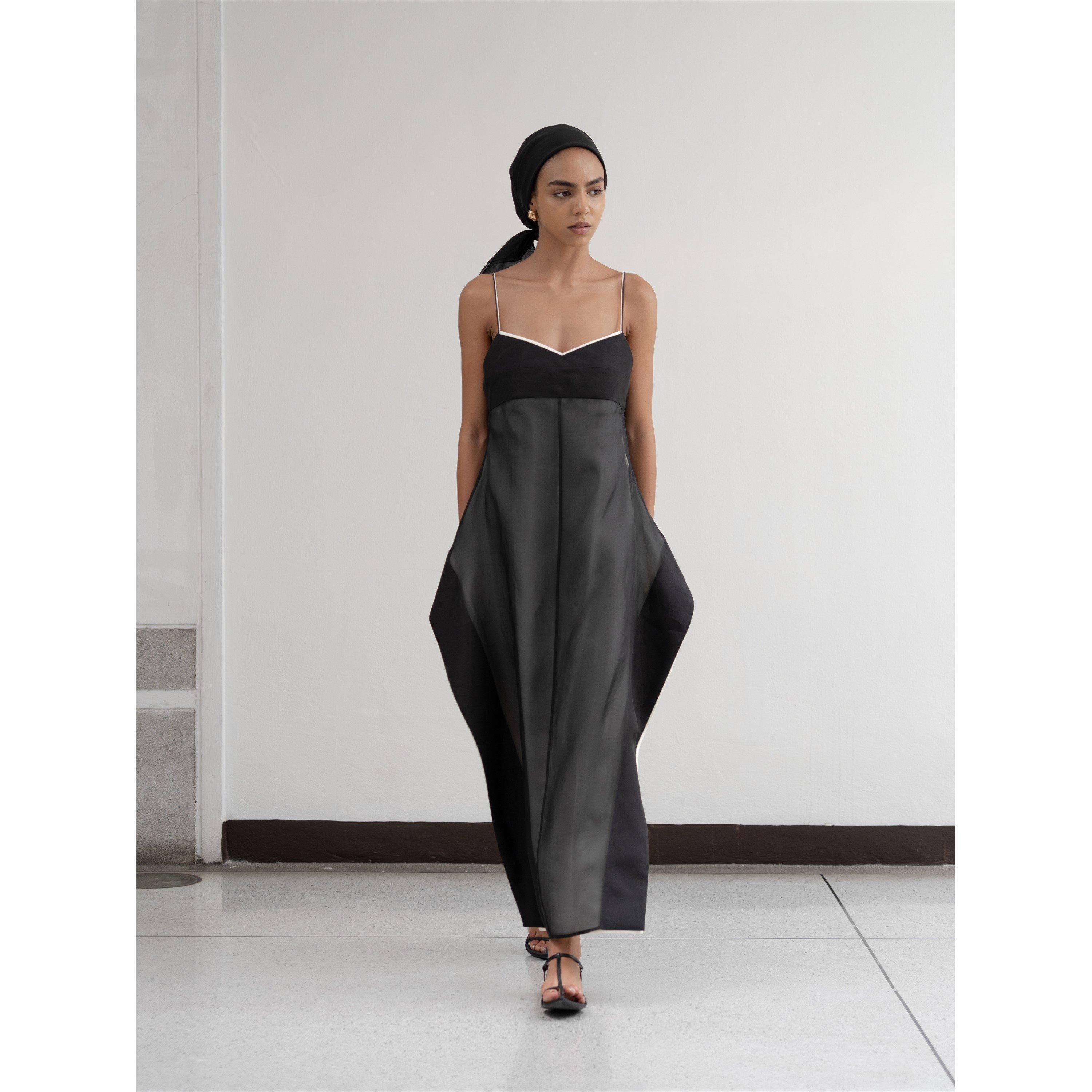 Black - Voraninda - Women's Kourtney Slip Dress - 3