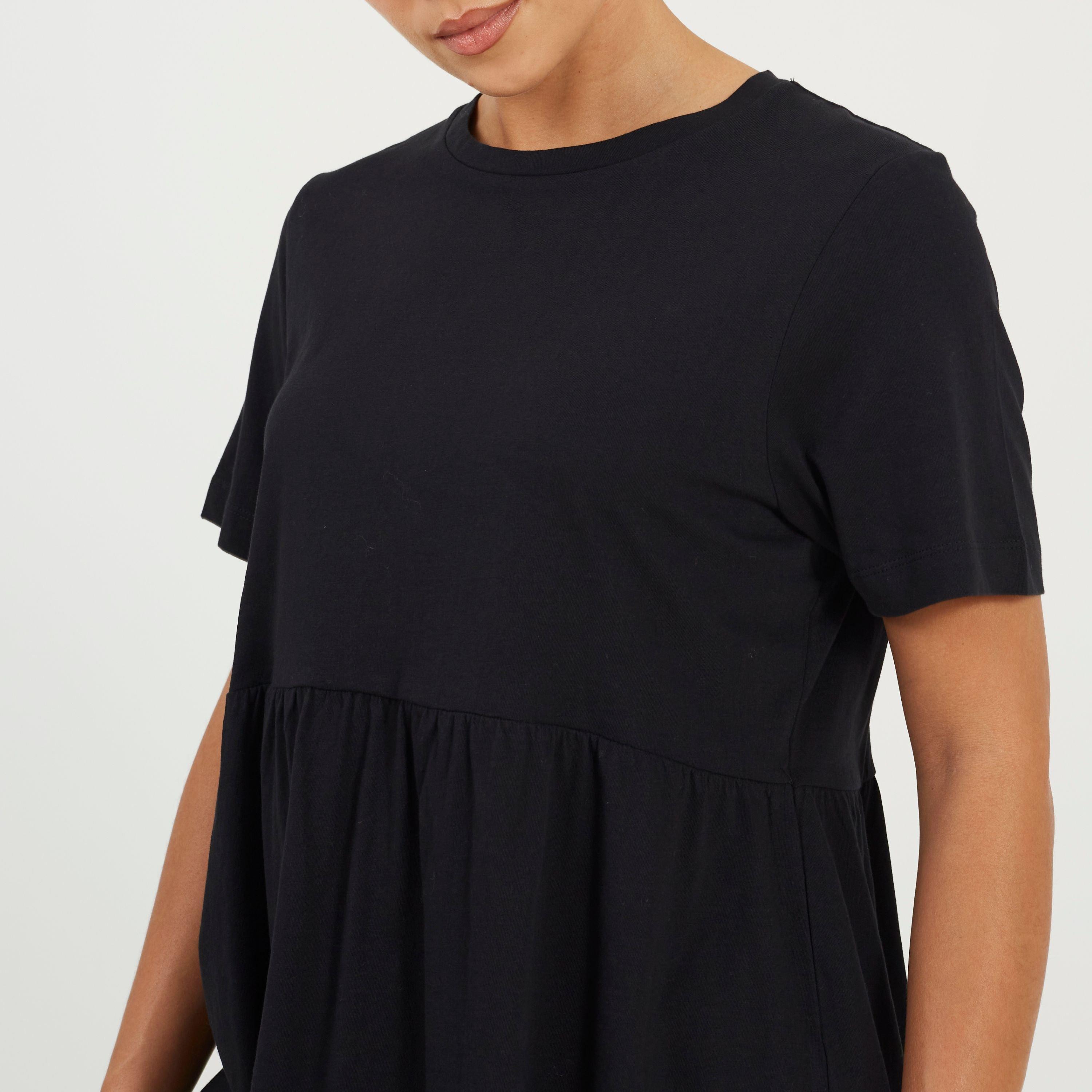 Black - Brave Soul - Smock T-Shirt - 3