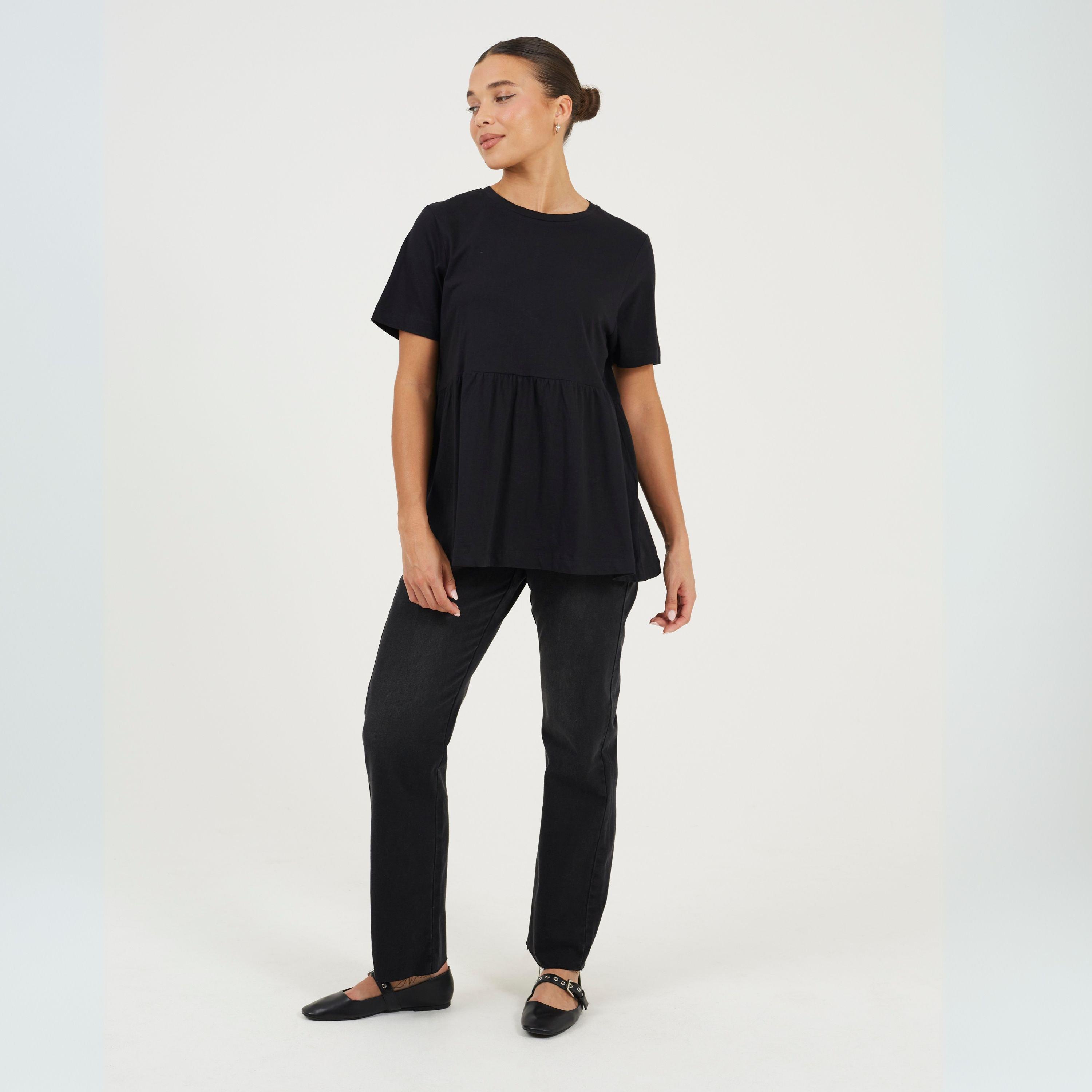 Black - Brave Soul - Smock T-Shirt - 4