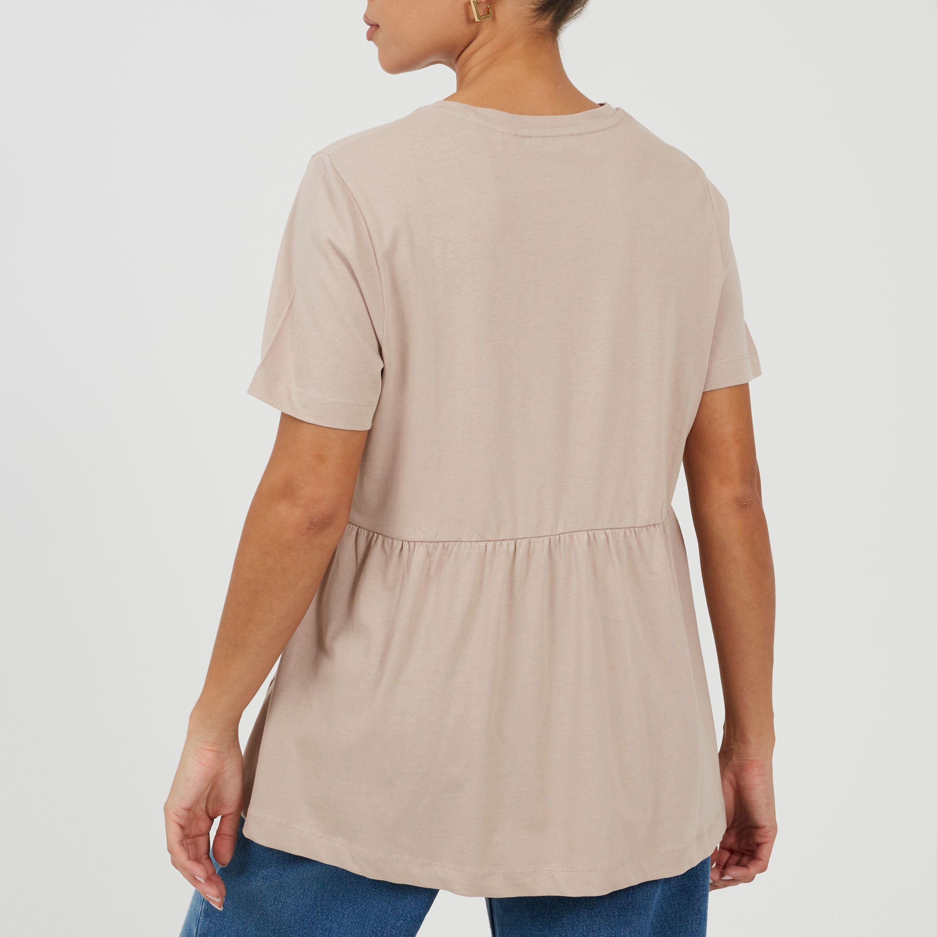Mushroom - Brave Soul - Womens Jersey Smock T-Shirt - 2