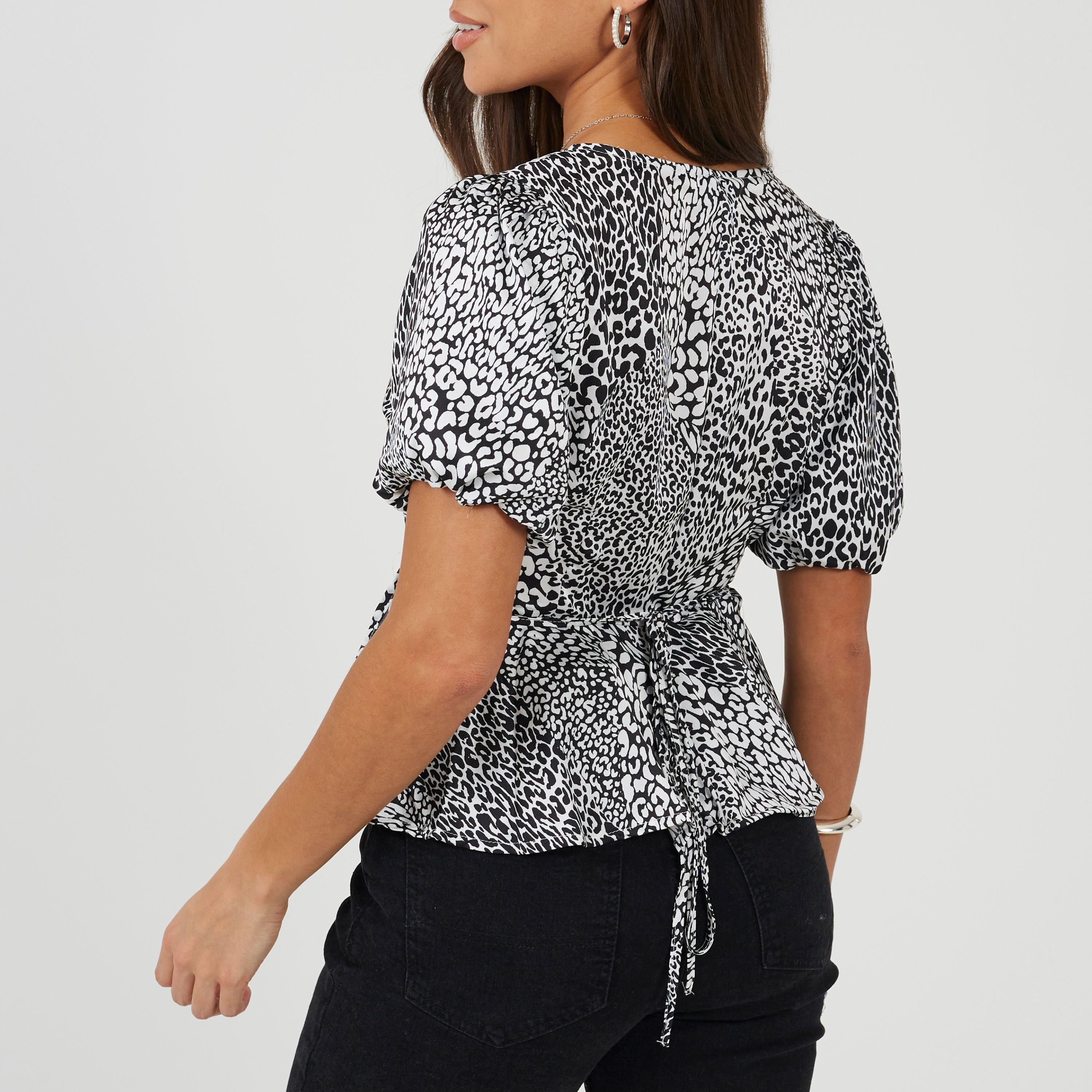 Black/White - Brave Soul - Wrap Top Ld99 - 2