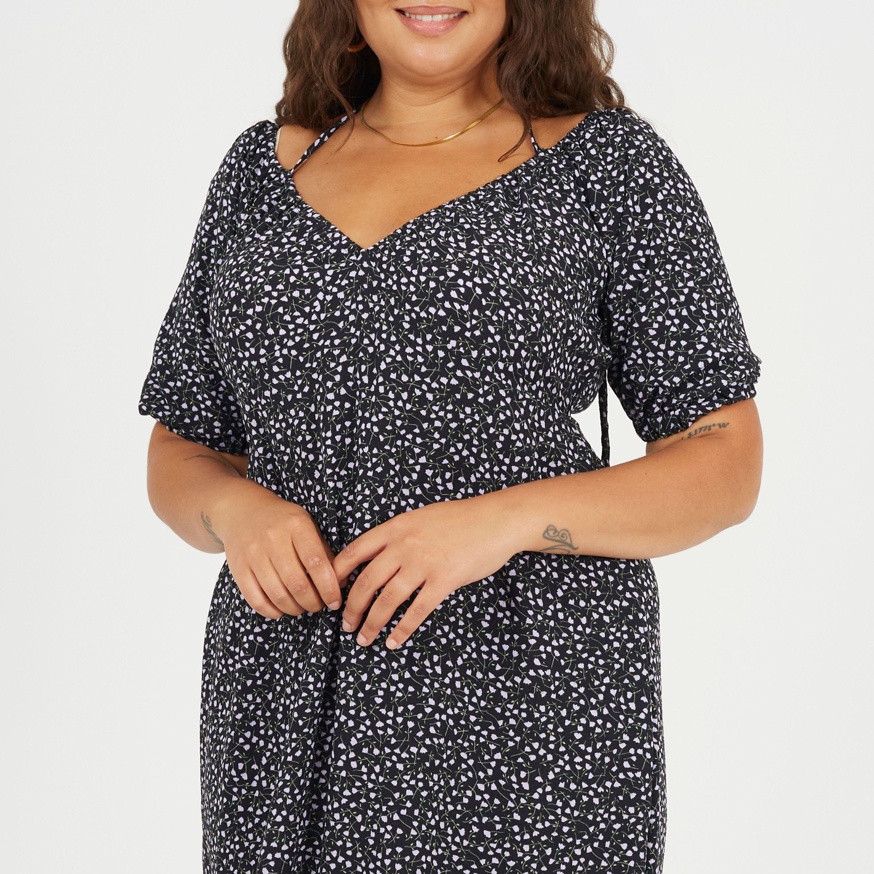 Black/Purple - Brave Soul - Curve Dress Ld99 - 3