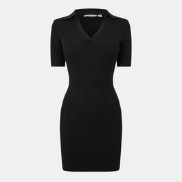 Jack Wills Rib Knit Polo Dress