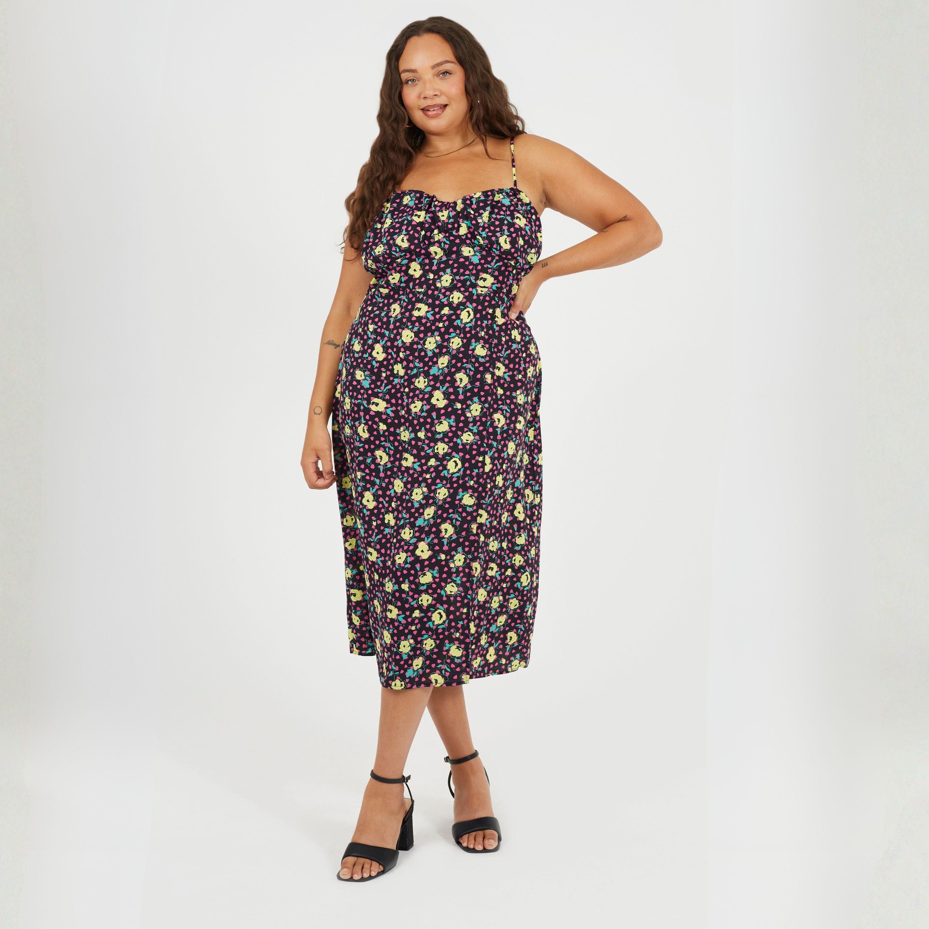 Blk/Grn/Ylw - Brave Soul - Curve Dress Ld99 - 4