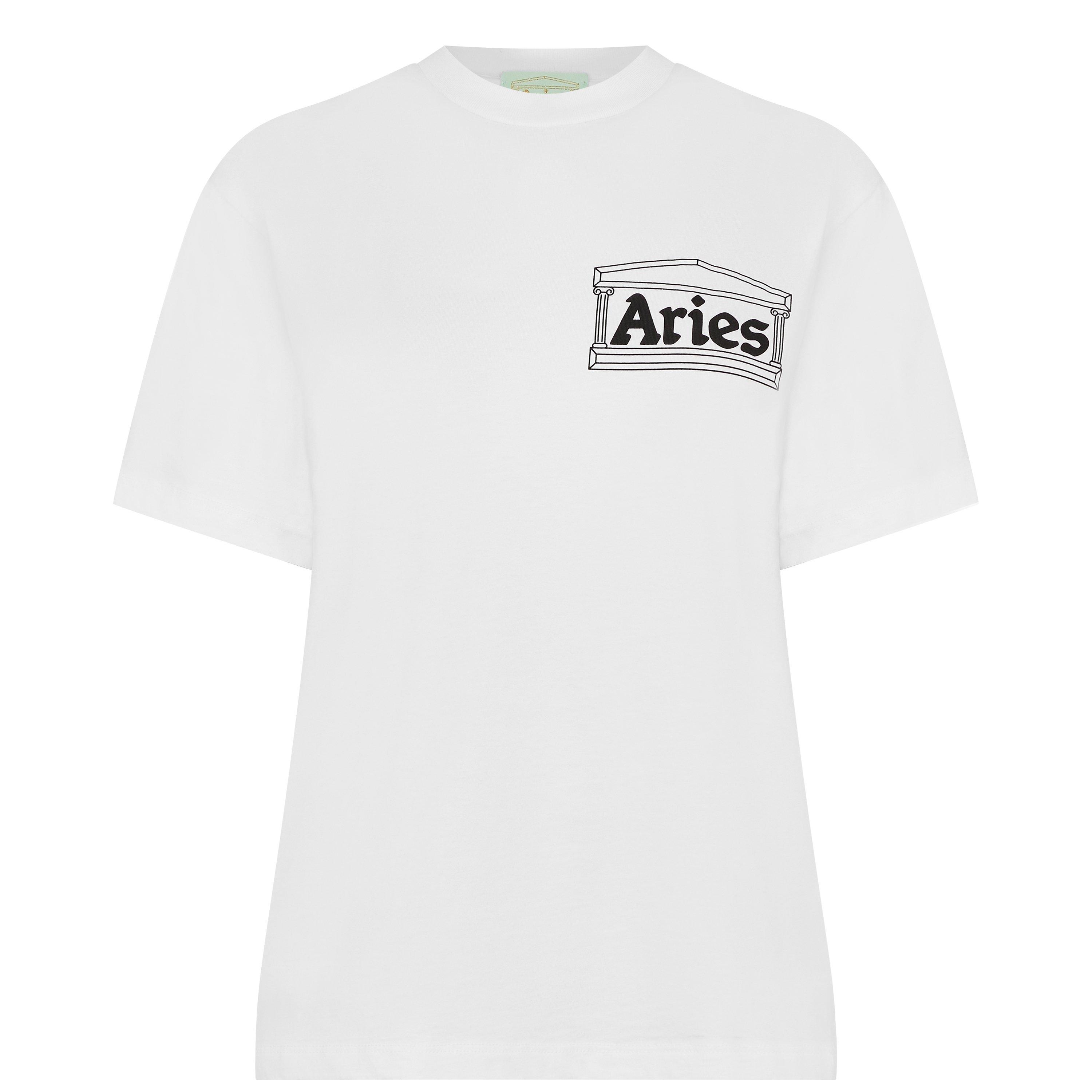 White - Aries - Temple Short Sleeve T Shirt - 5