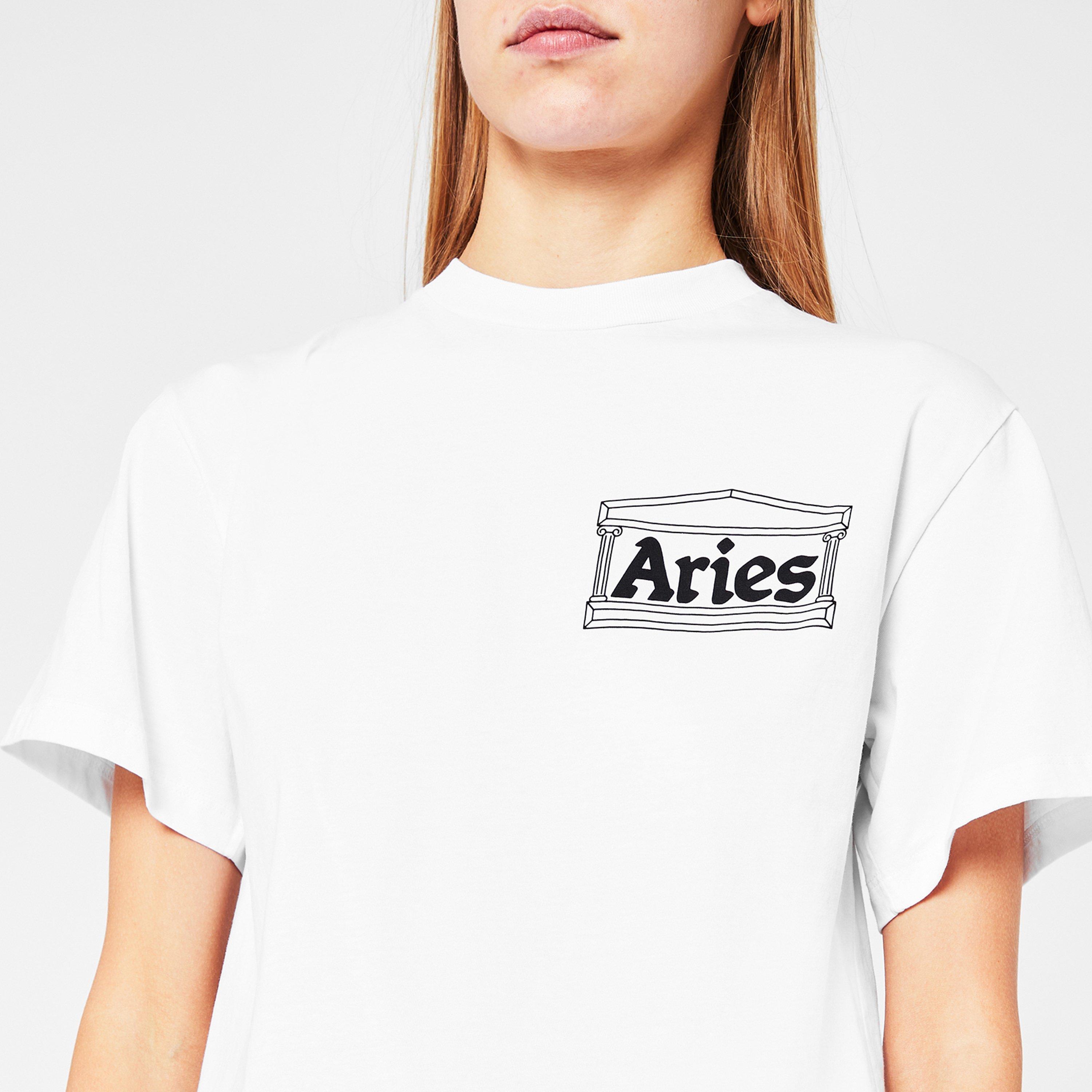 White - Aries - Temple Short Sleeve T Shirt - 3