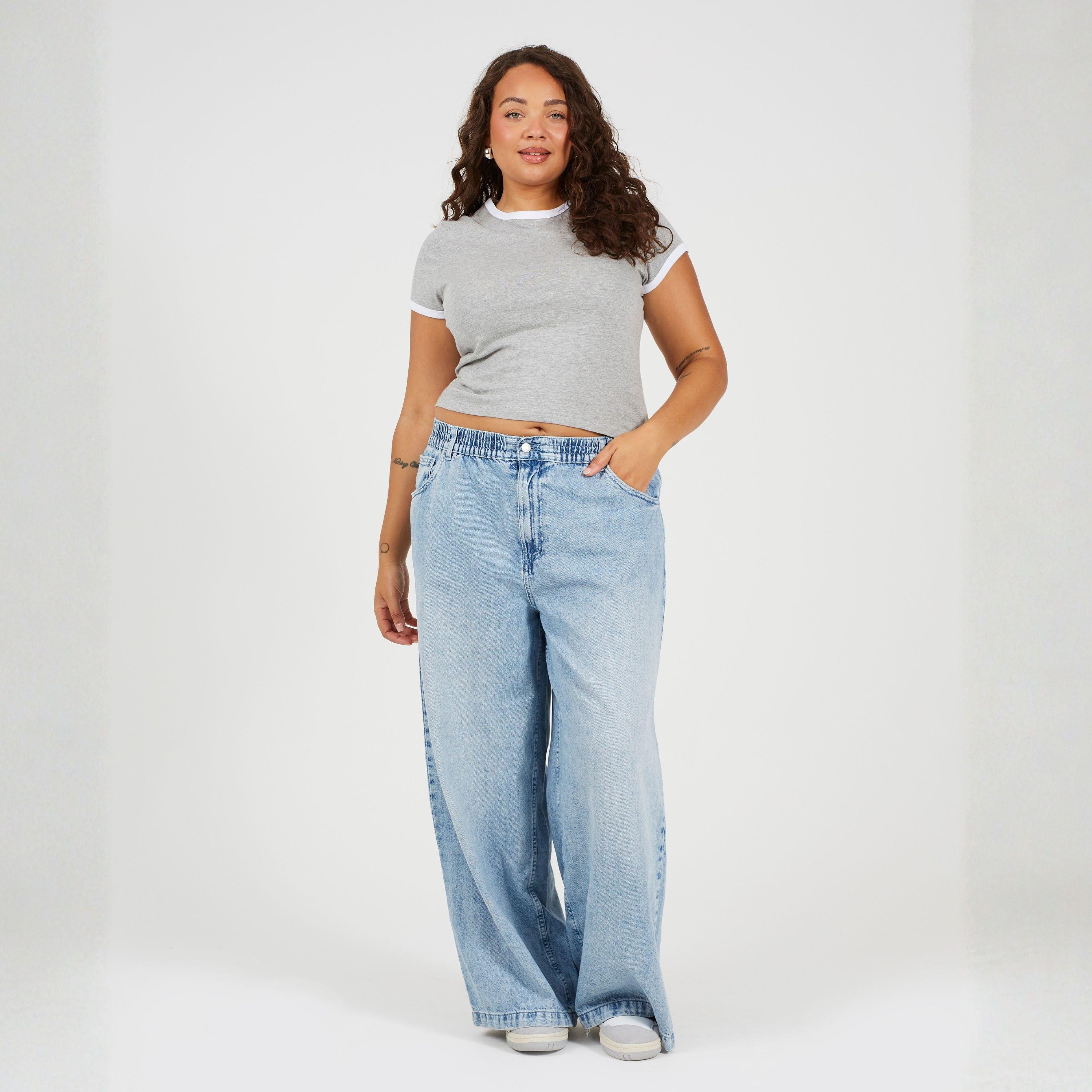 Grijs/Wit - Brave Soul - Ps Ss Tee Ld99 - 4