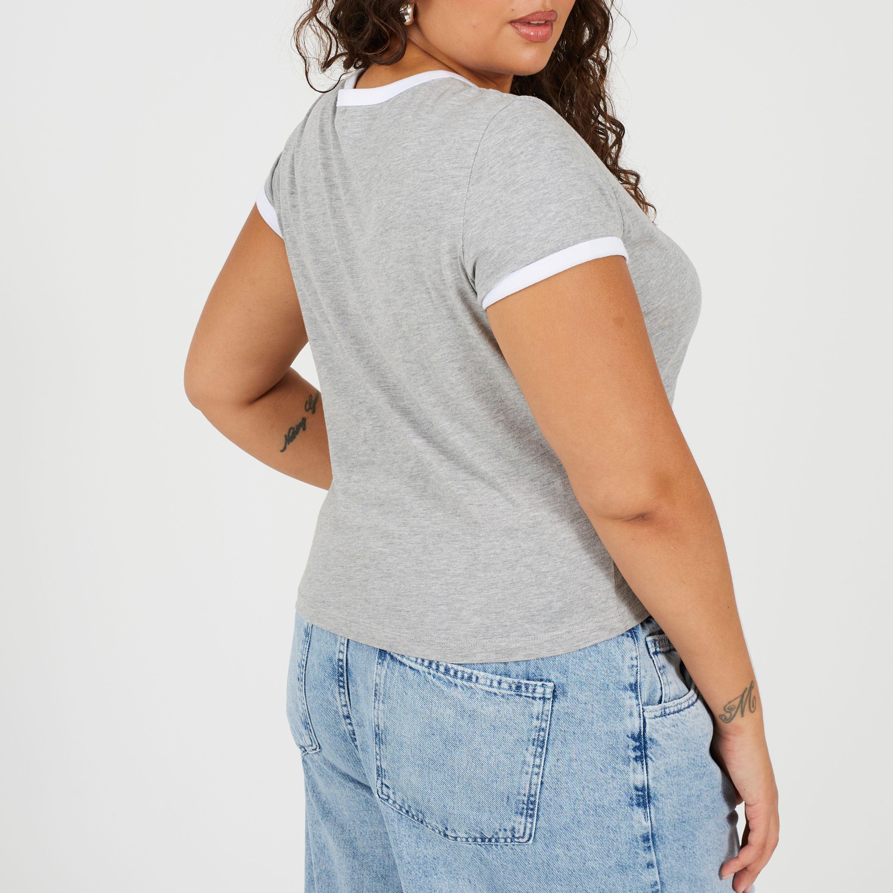 Grijs/Wit - Brave Soul - Ps Ss Tee Ld99 - 2