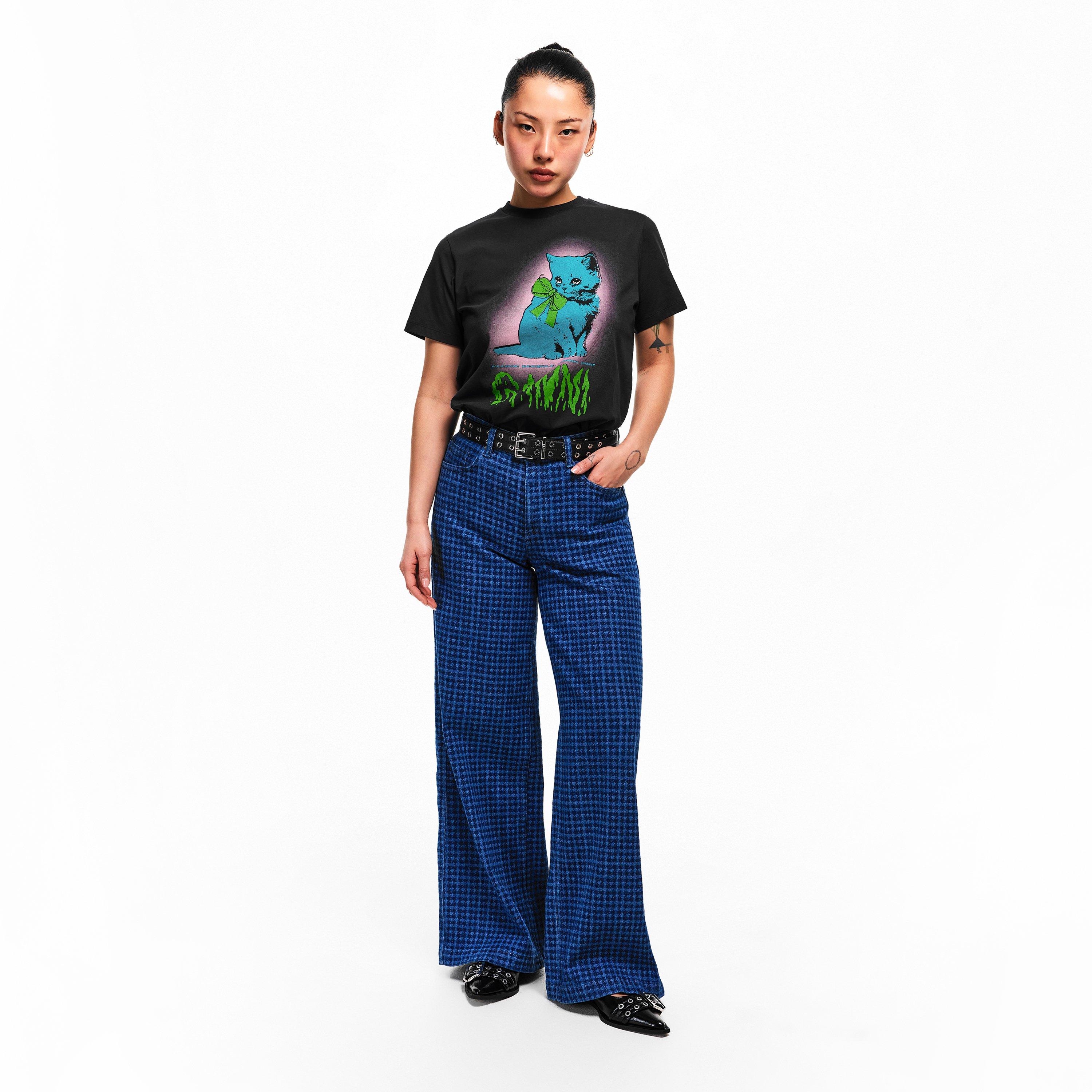 Phantom - Ganni - Women's Basic Cotton Jersey T-Shirt - 6