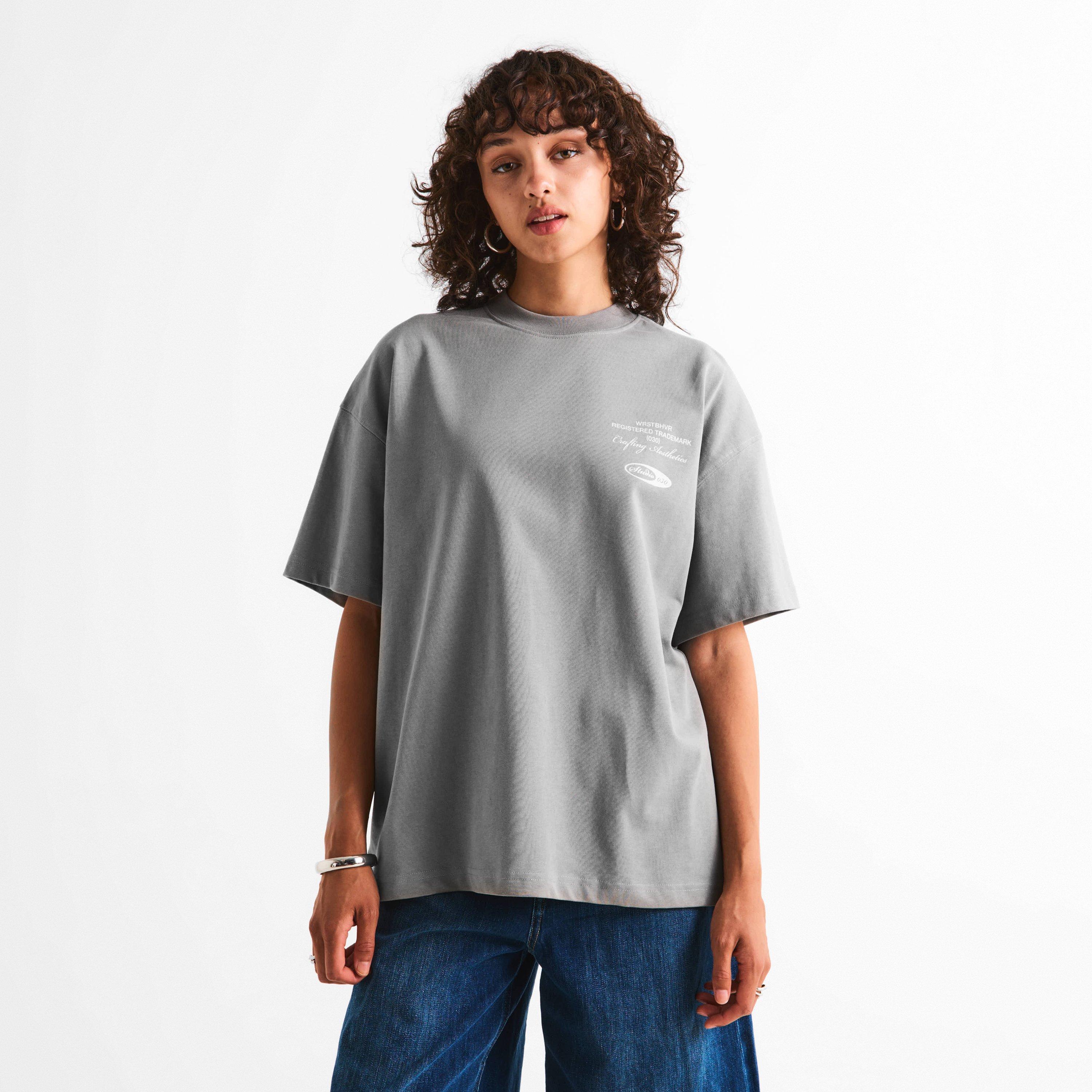 Grey - WRSTBHVR - Women's T-Shirt - 3