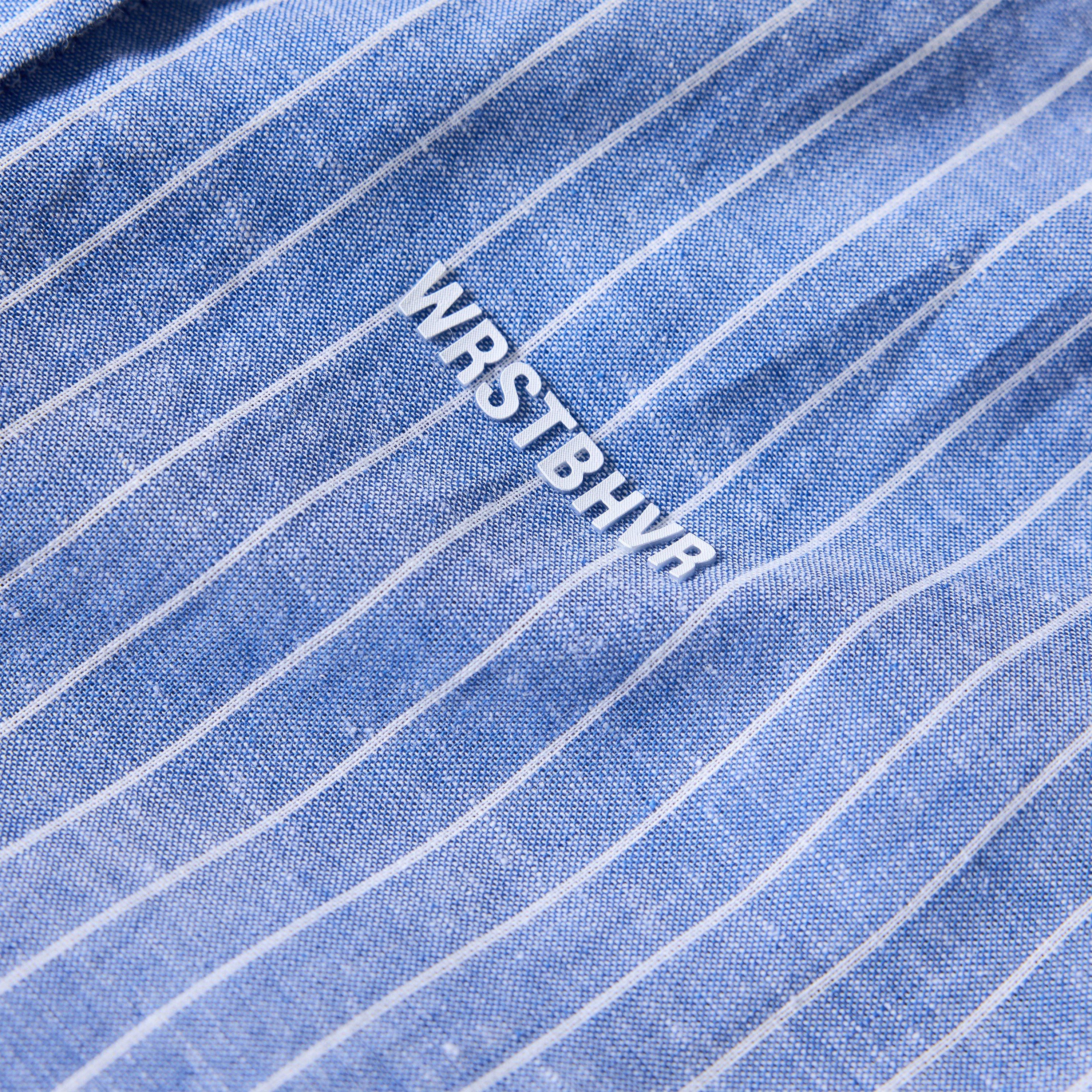 Blue - WRSTBHVR - Women's Shirt Dress - 3
