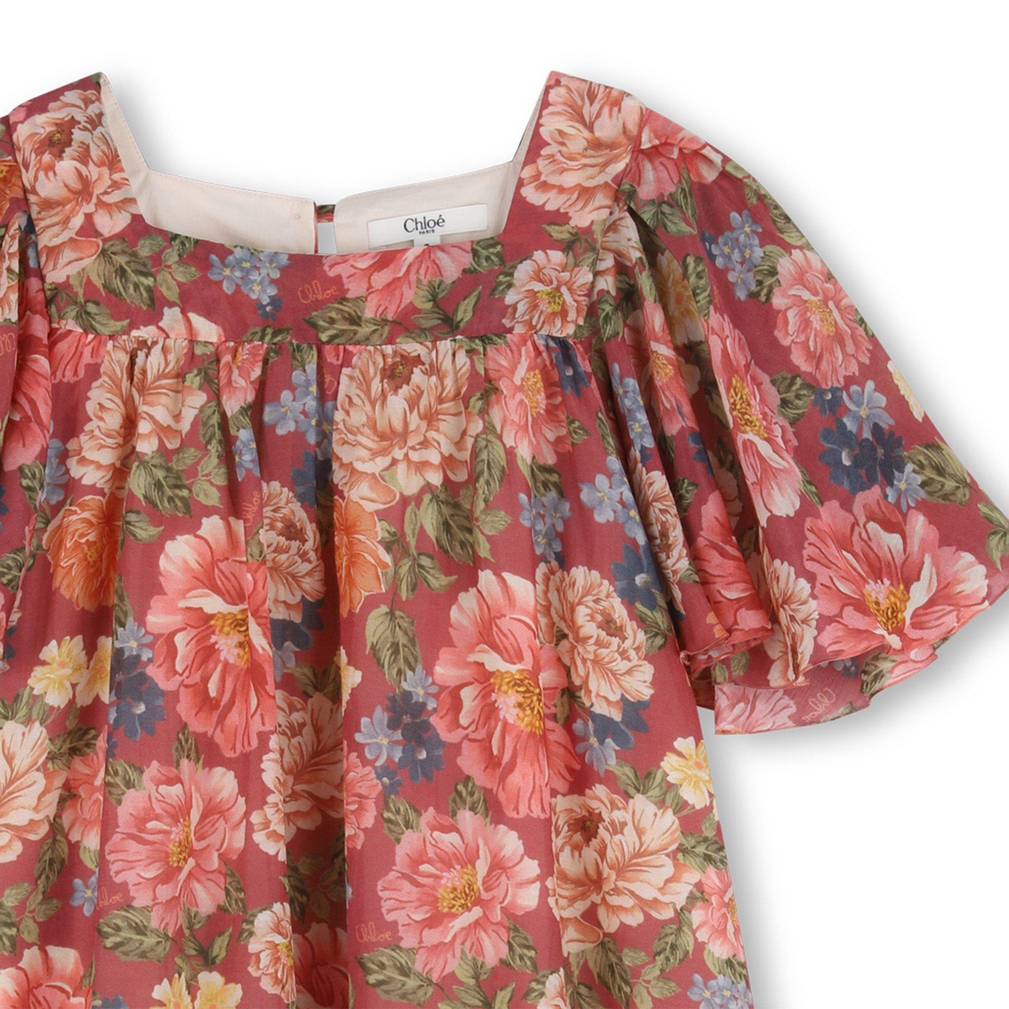 Burgundy/Pink - Chloe - Chloe SS Dress Jn63 - 3