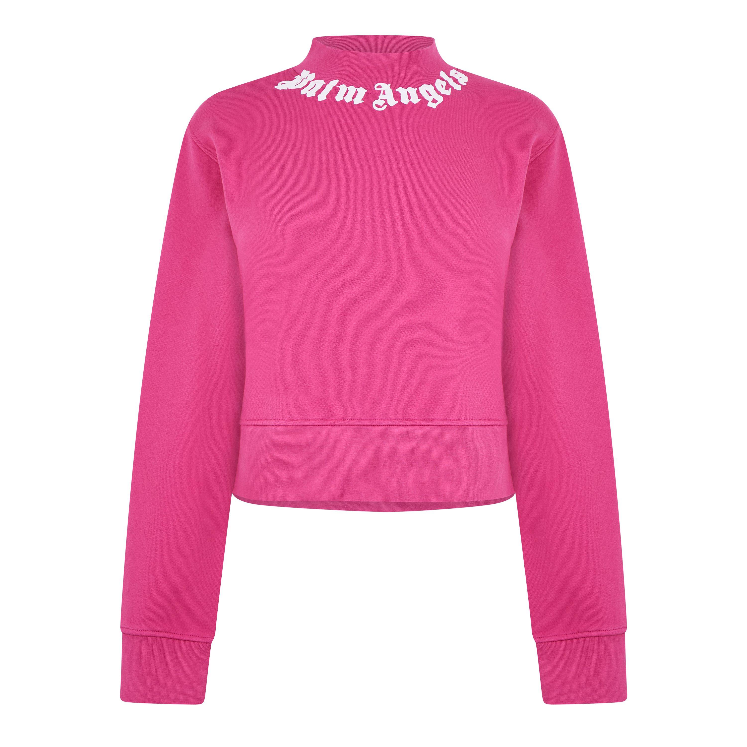 Fuschia Off - Palm Angels - Logo Crewneck - 1