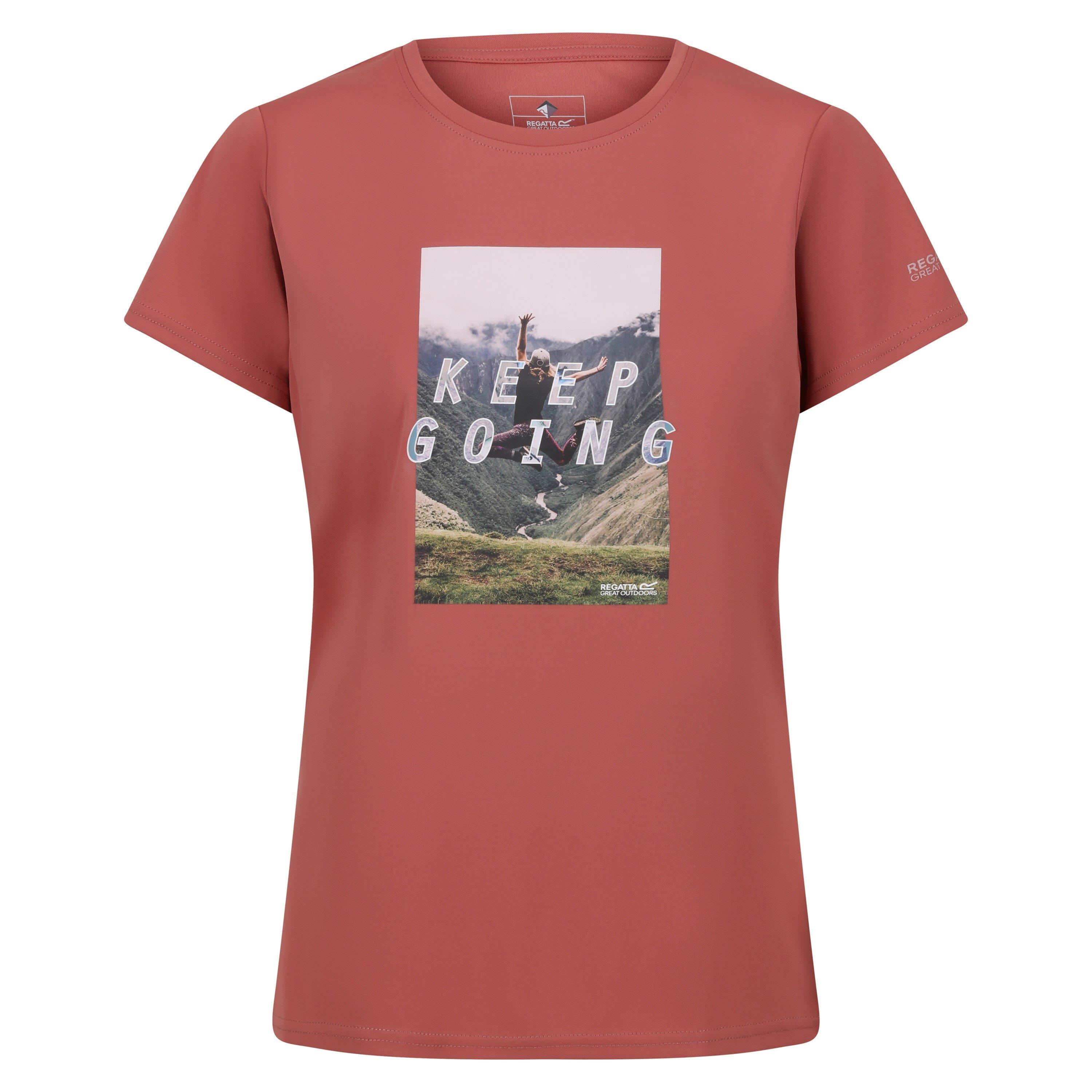 Regatta Women's Fingal T-Shirt - Terracotta - 8 (XS)