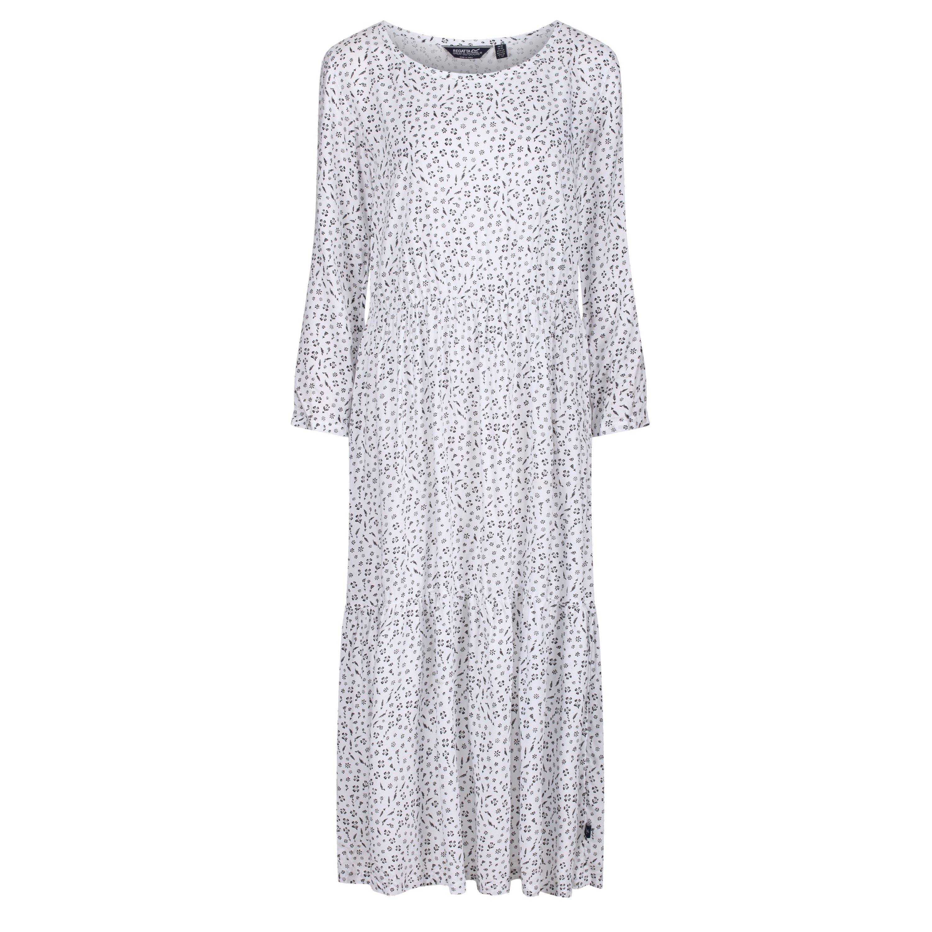 White Ditsy - Regatta - Women's Briella Smock Dress - 1