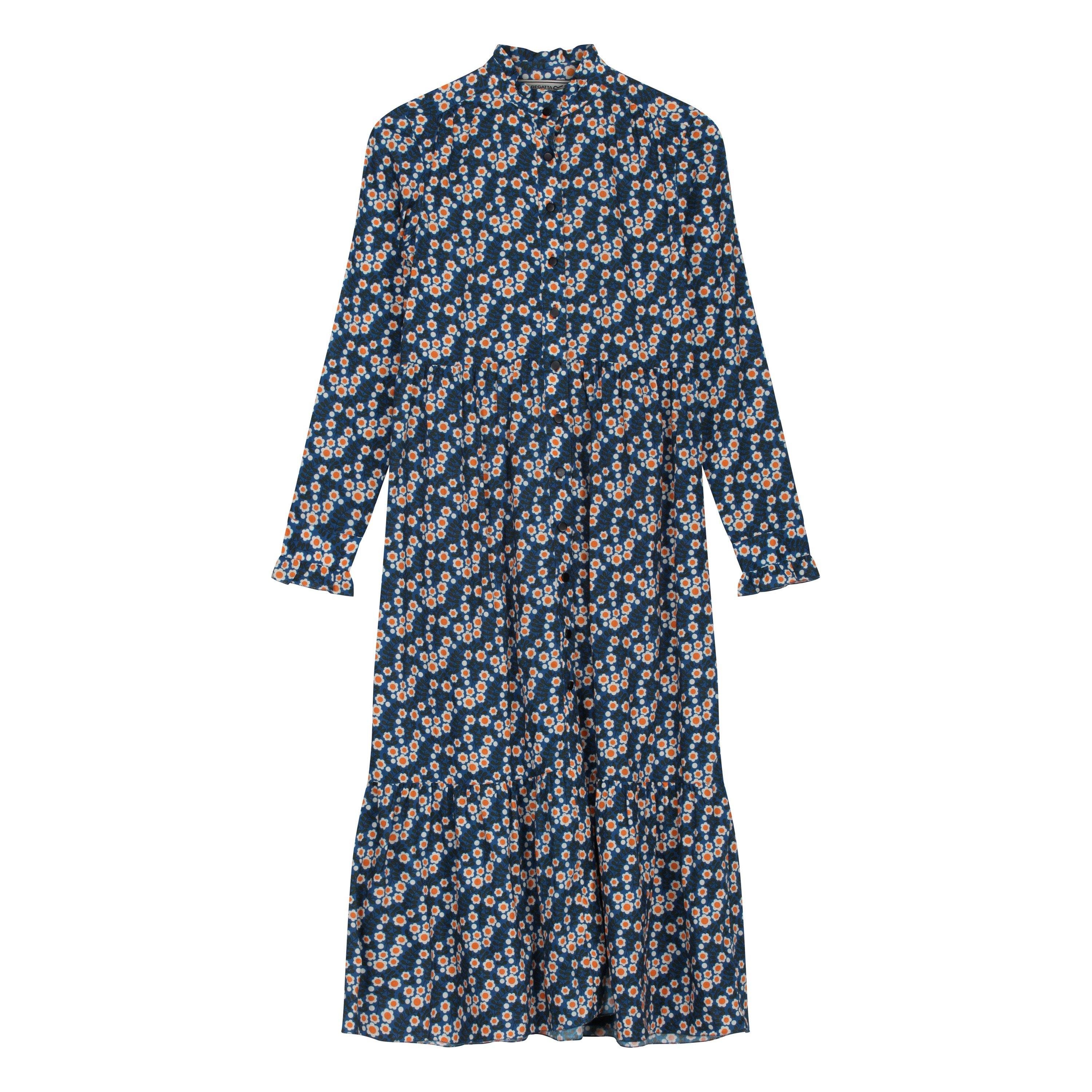 Water Floral - Regatta - Women's Orla Midi Smock Dress - 1