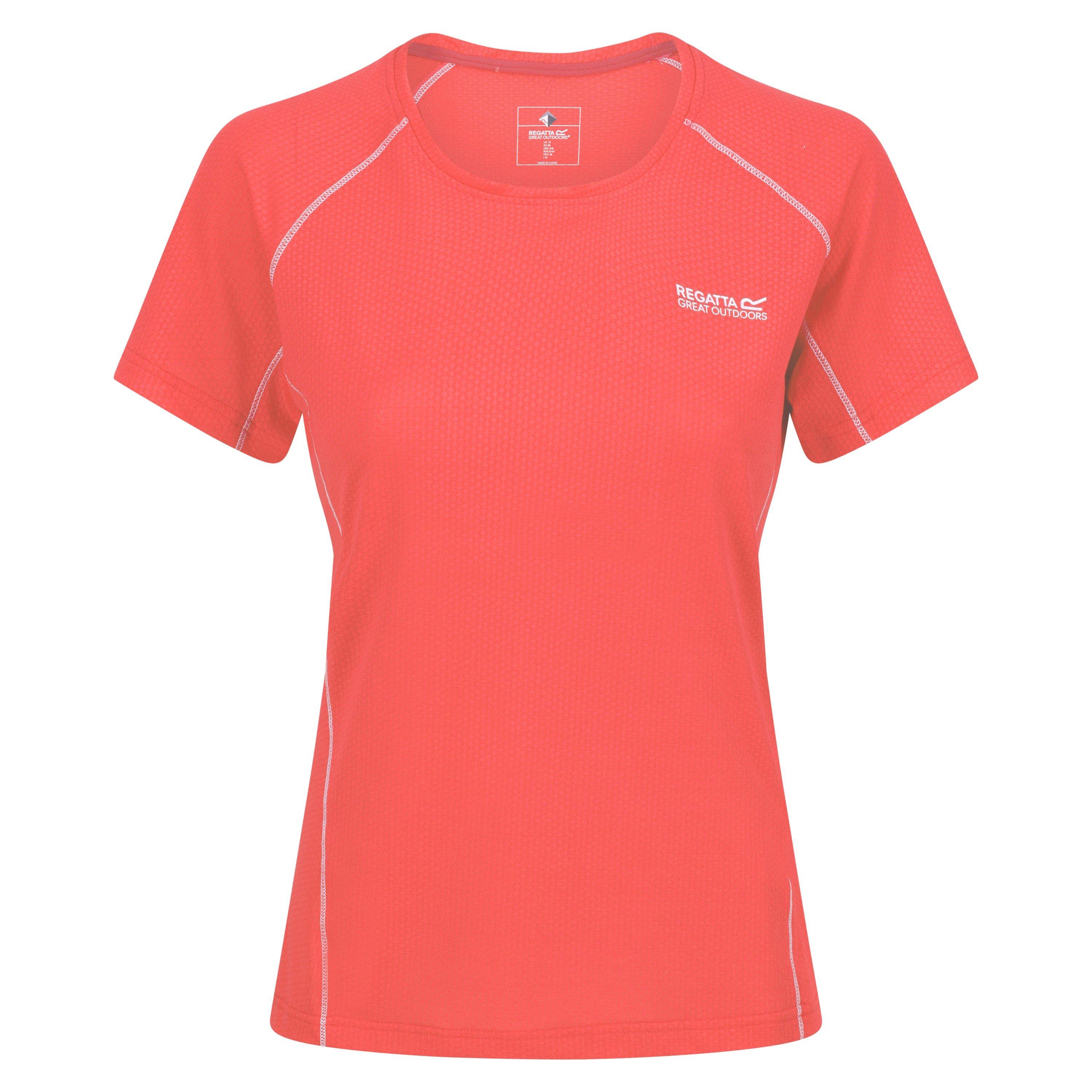 Regatta Women's Devoteii T-Shirt - Neon Peach - 14 (L)