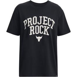 Under Armour Project Rock Heavyweight Campus T-Shirt Womens