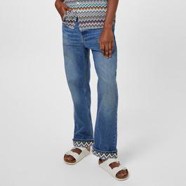 Missoni Chevron Cuff Jeans