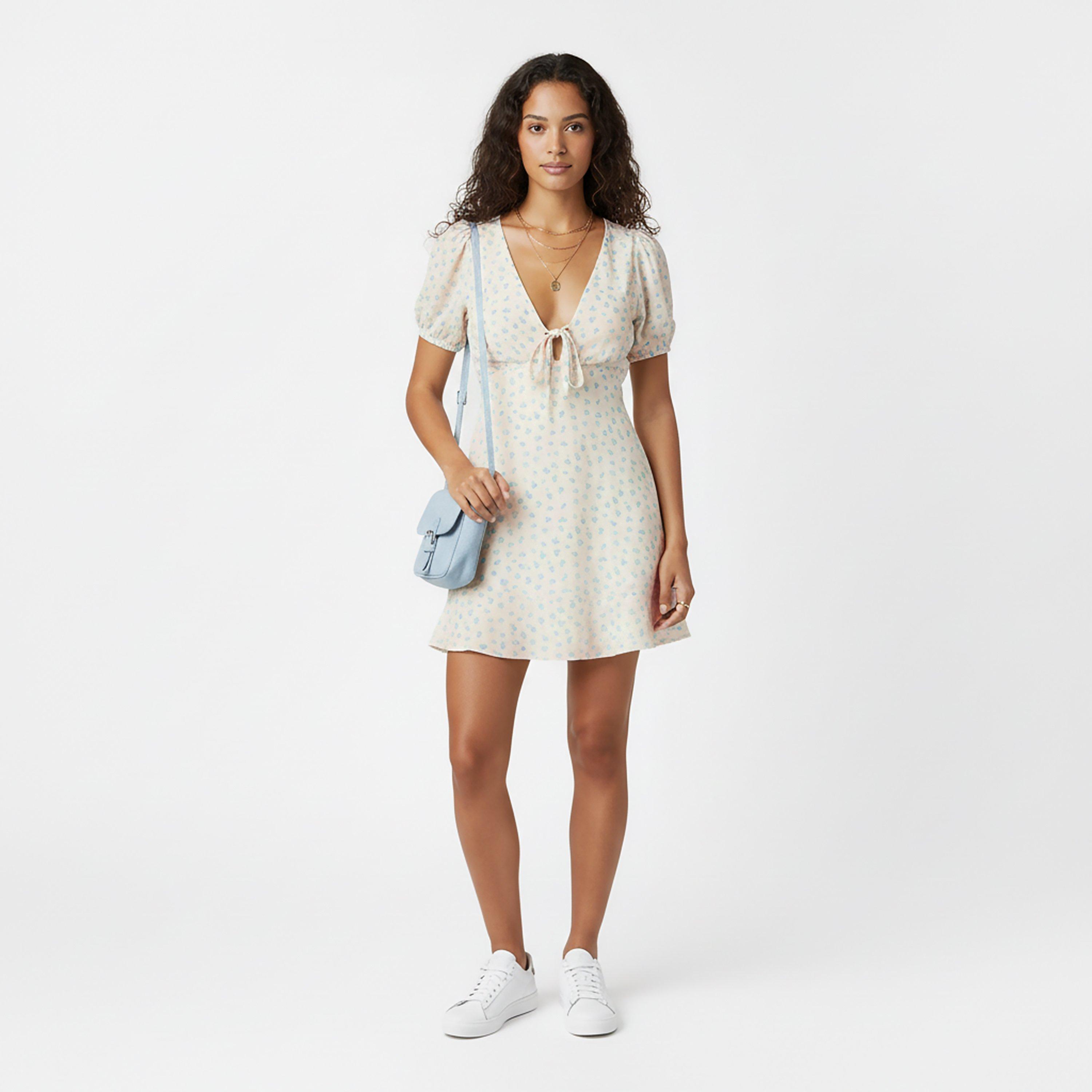 Witte Ditsy - Jack Wills - Women's Mini Dress - 5