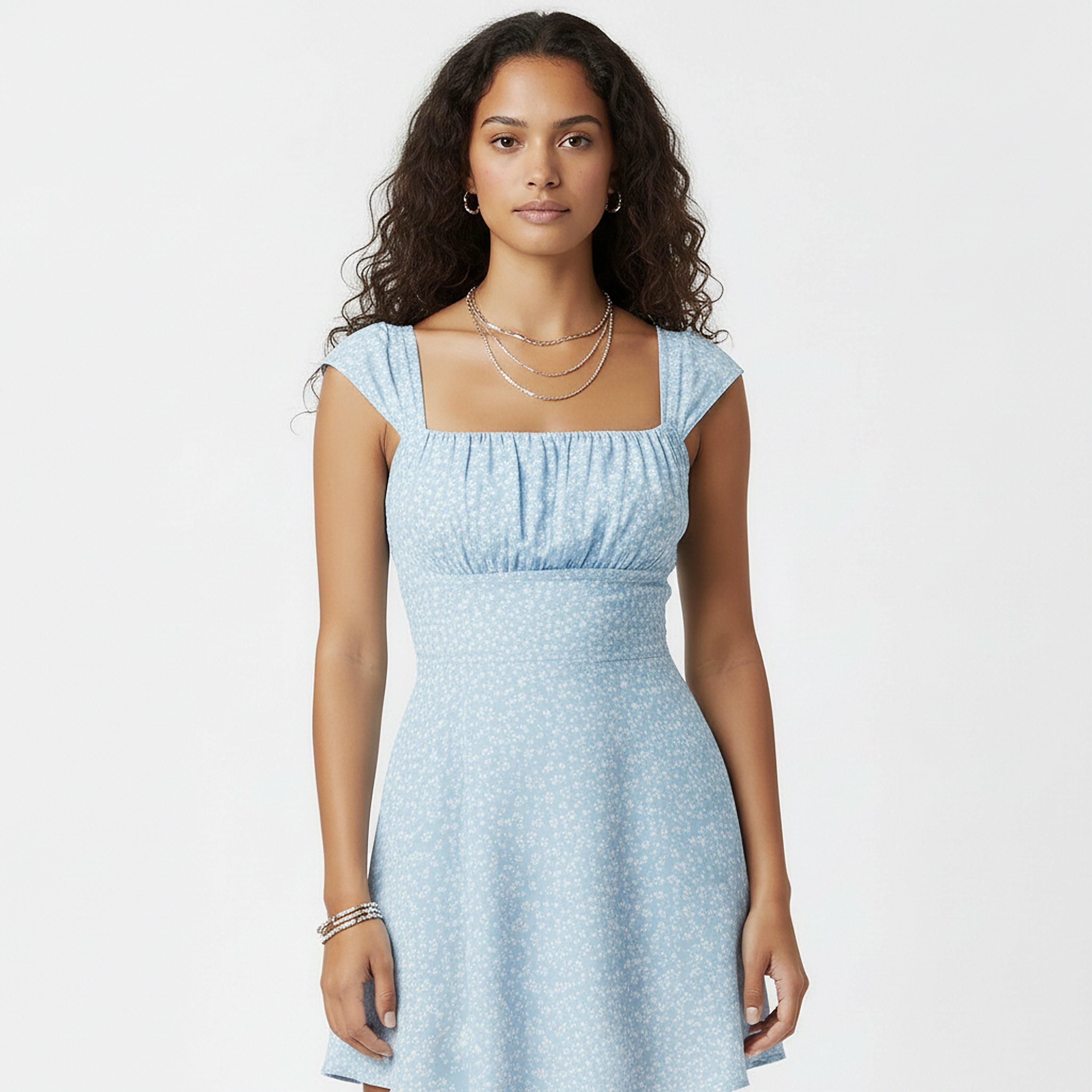 Blue Disty - Jack Wills - Women's Mini Dress - 3