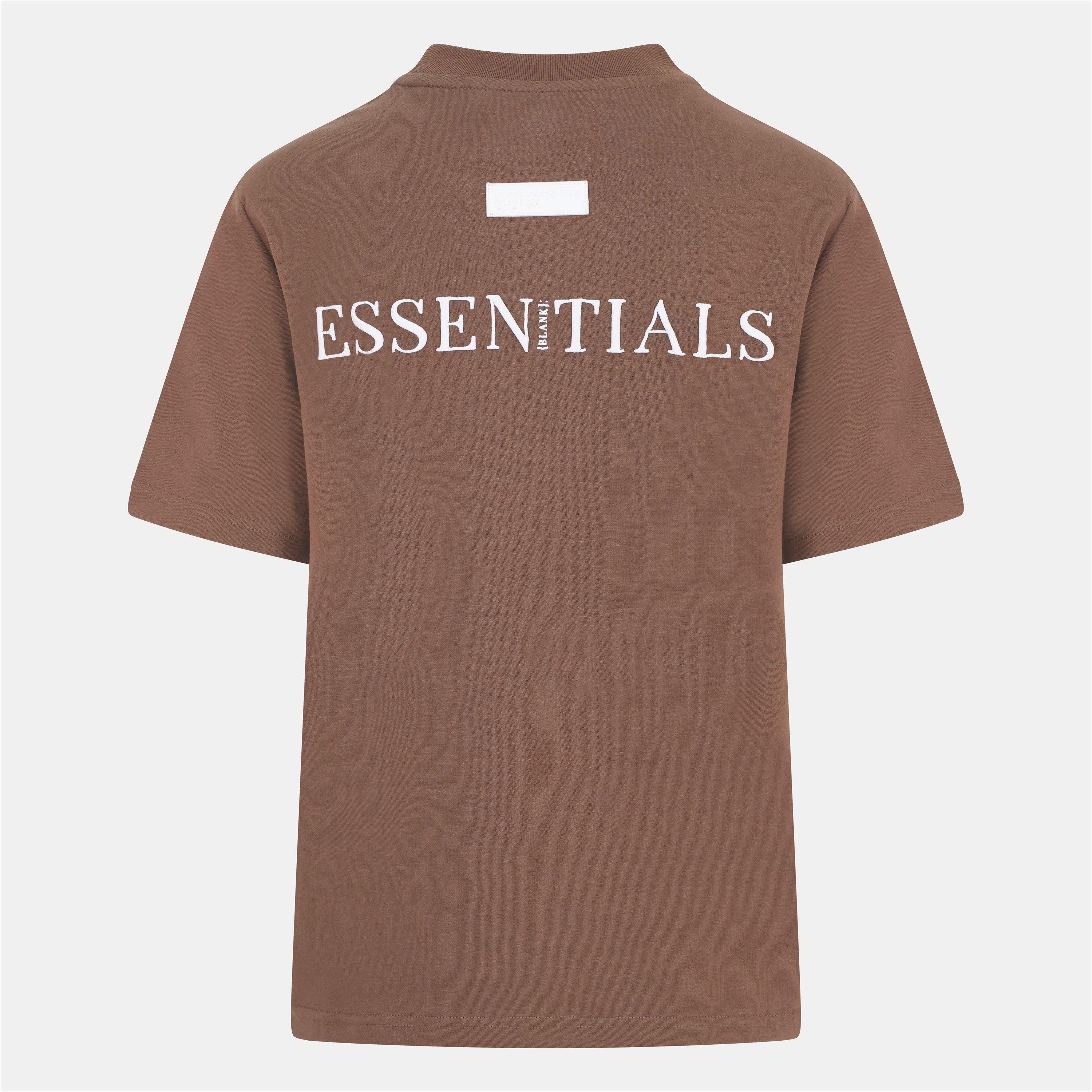 Chocolate - Blank Essentials - Blank E Core Puff Print T-Shirt Ladies - 2
