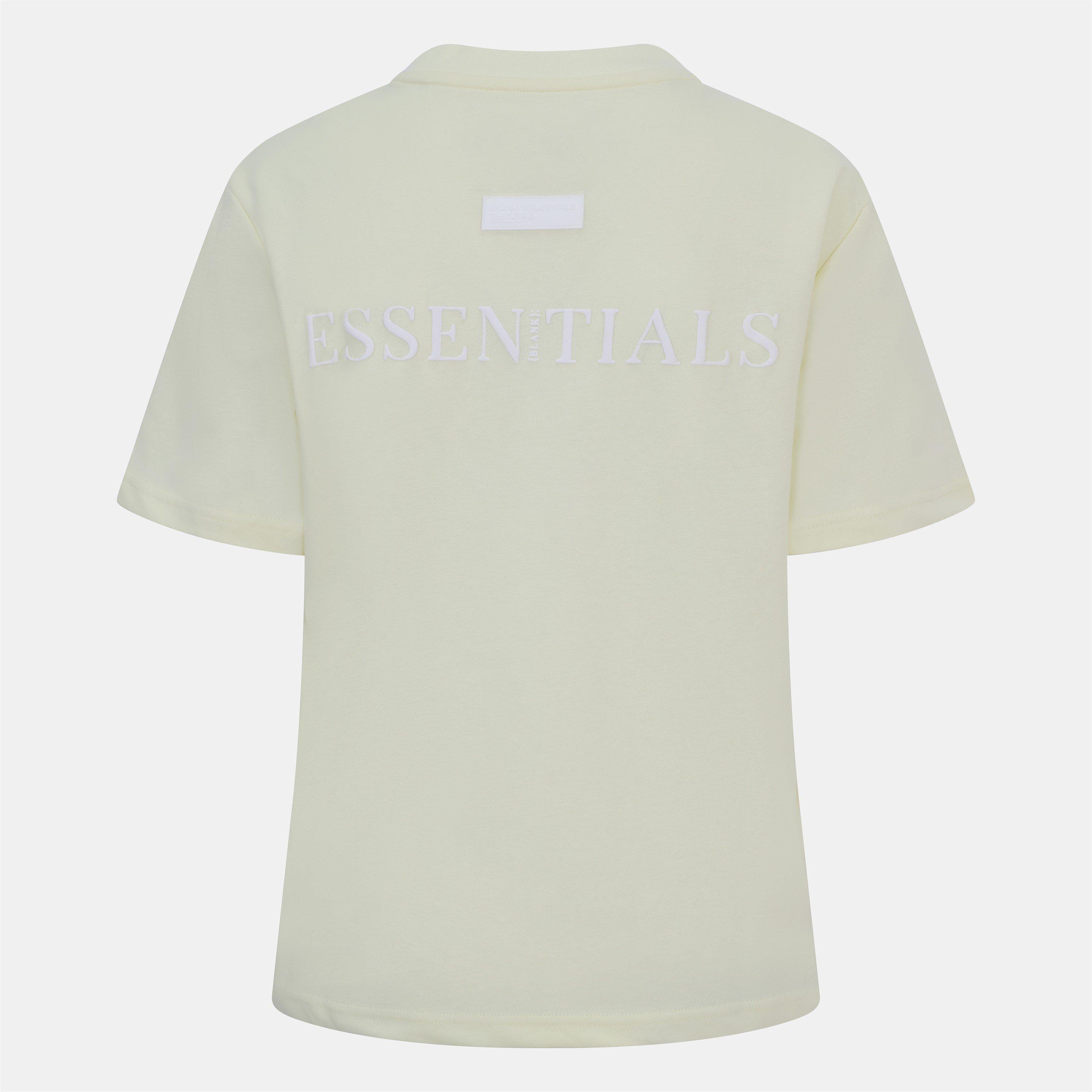 Celstial Yellow - Blank Essentials - Blank E Core Puff Print T-Shirt Ladies - 2
