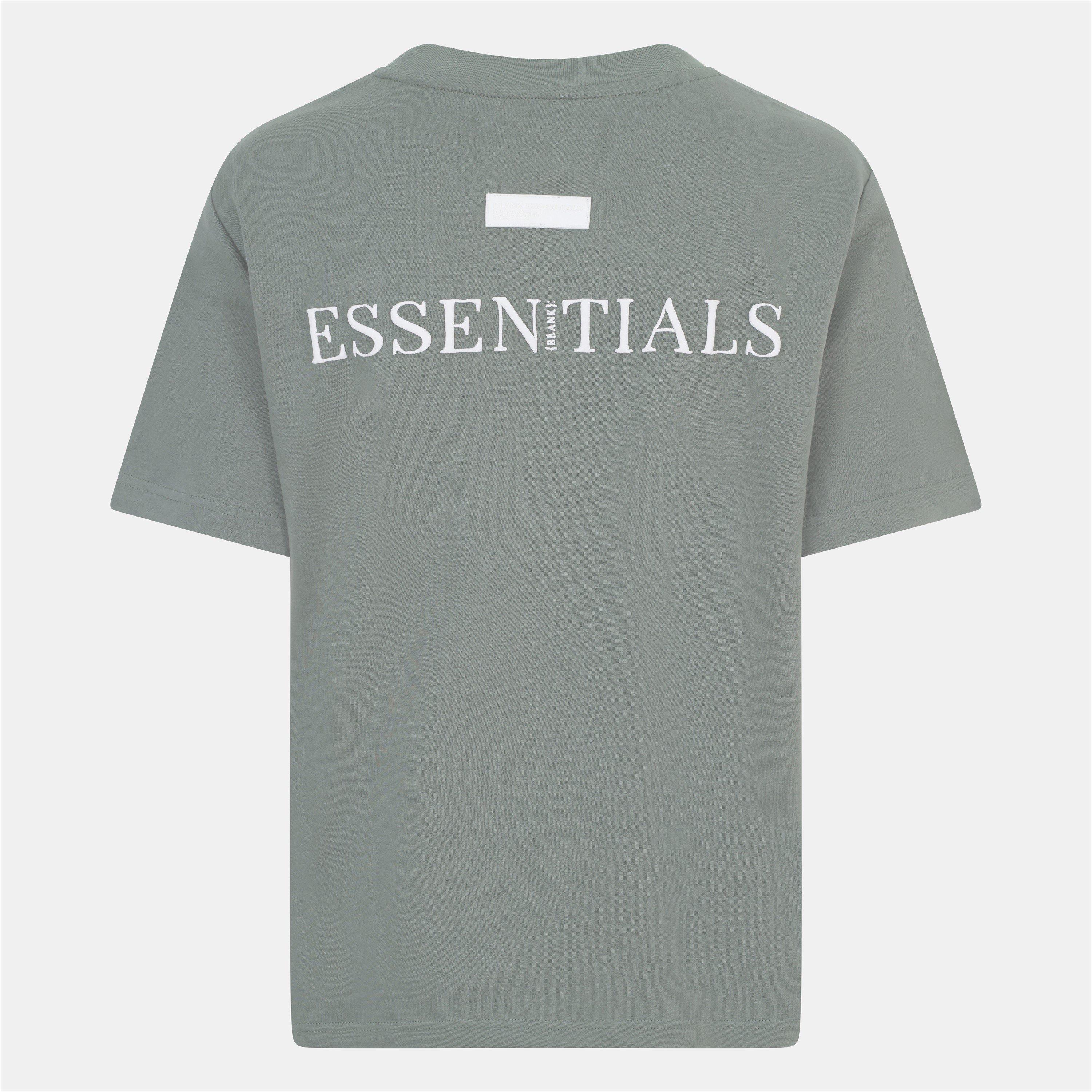Sage - Blank Essentials - Blank E Core Puff Print T-Shirt Ladies - 2