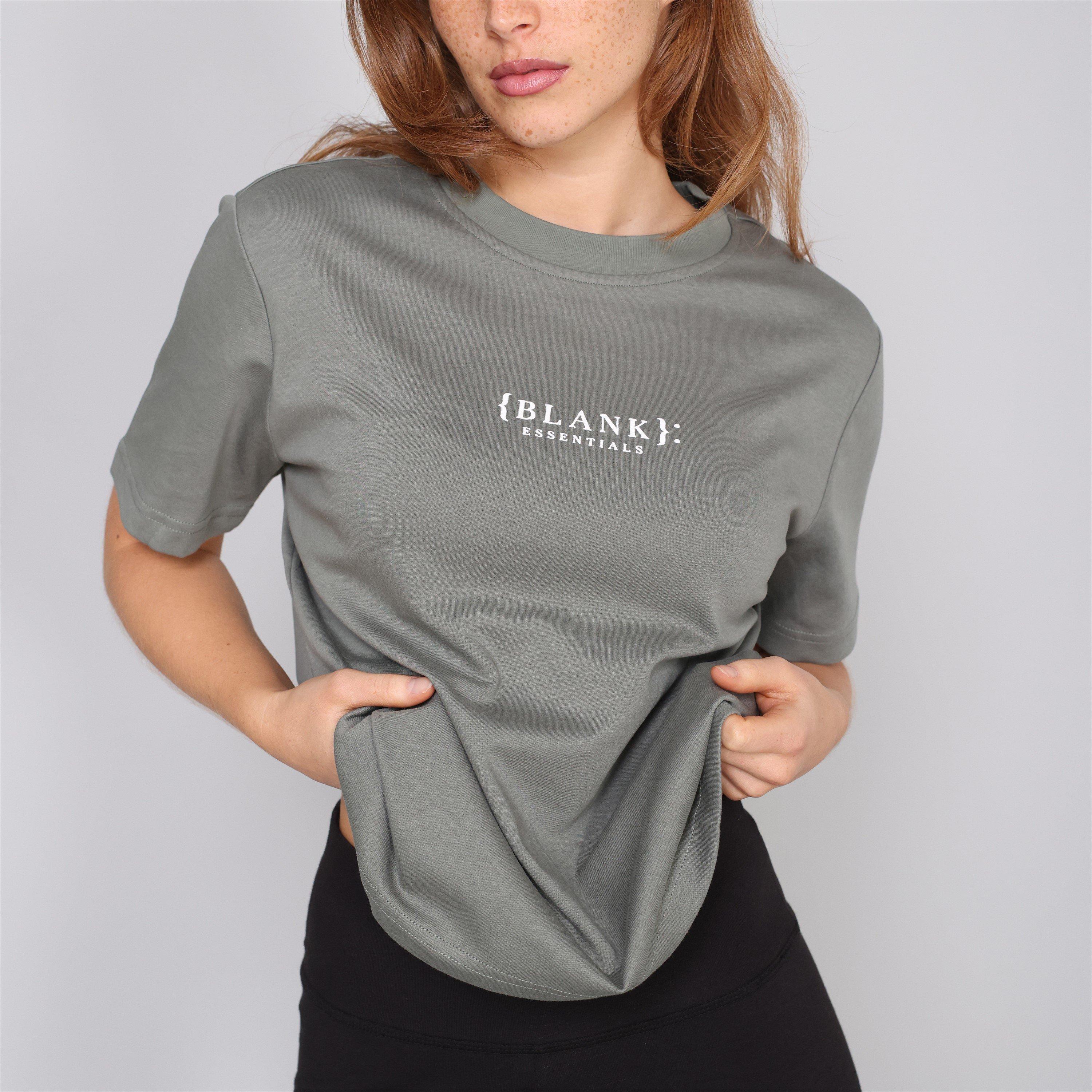 Sage - Blank Essentials - Blank E Core Puff Print T-Shirt Ladies - 3