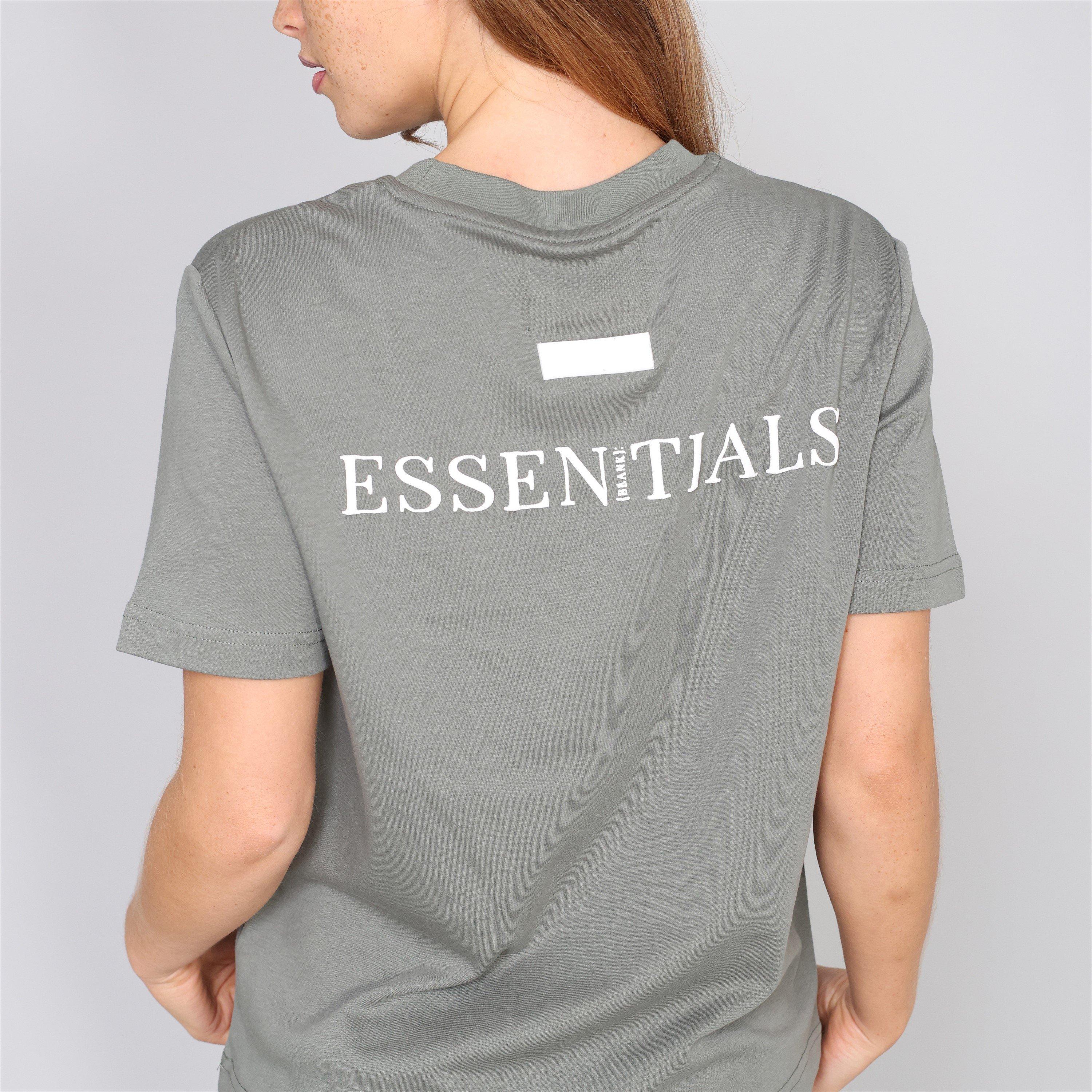 Sage - Blank Essentials - Blank E Core Puff Print T-Shirt Ladies - 4
