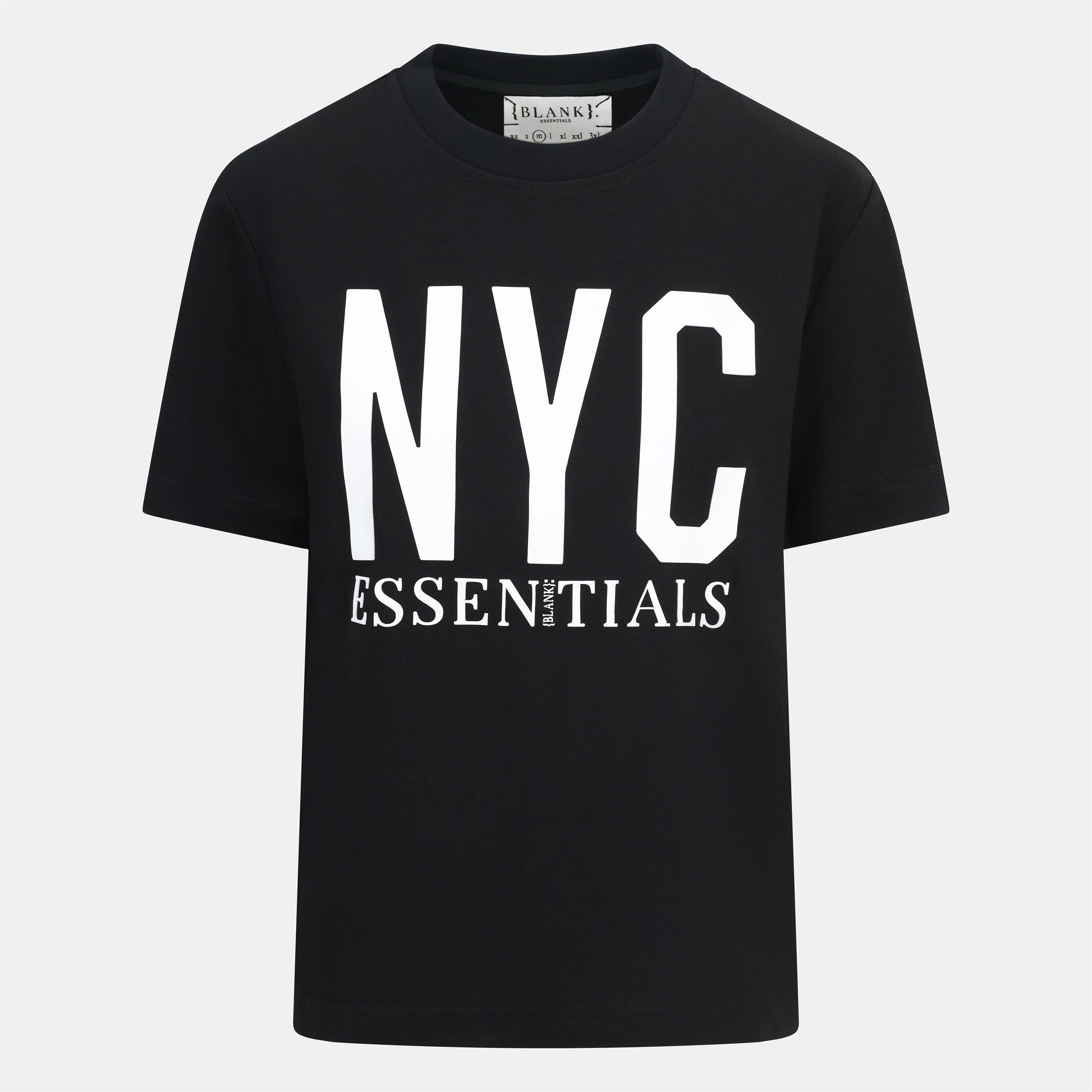 Black - Blank Essentials - Women's NYC Cotton Short Sleeve Oversized T-Shirt - 1