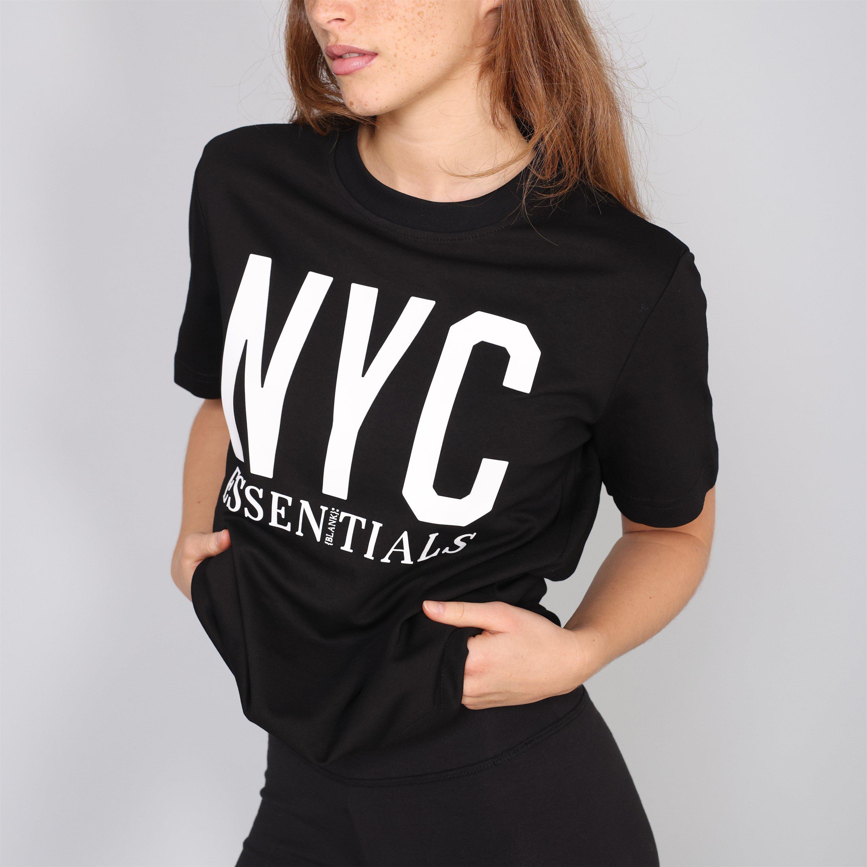Black - Blank Essentials - E NYC T-shirt Ld99 - 3